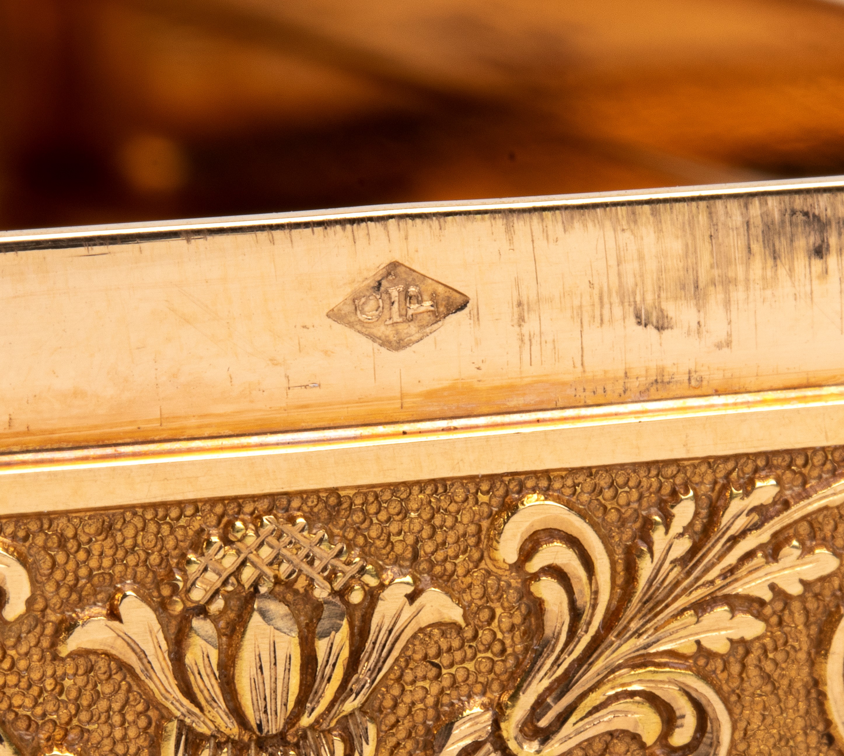 Tabacchiera francese in oro