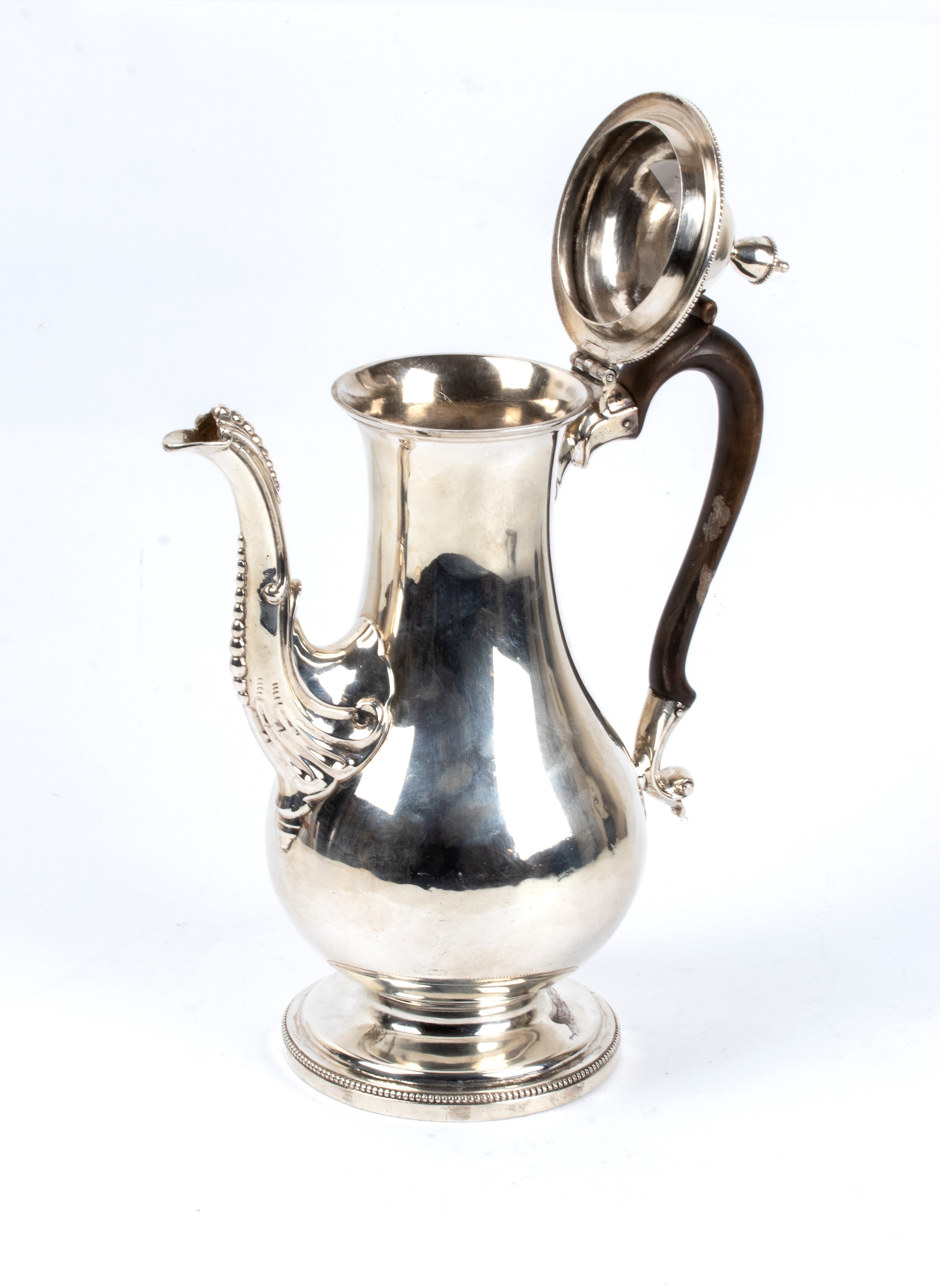 Caffettiera georgiana inglese in argento