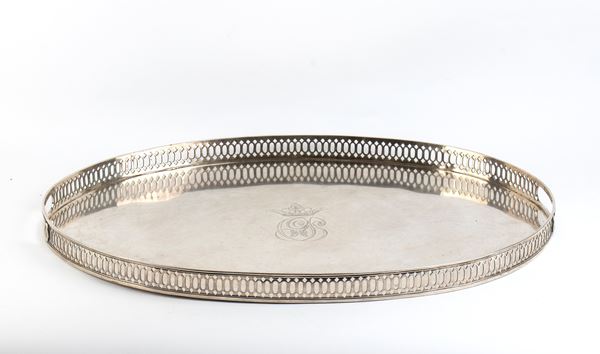 Italian solid silver tray