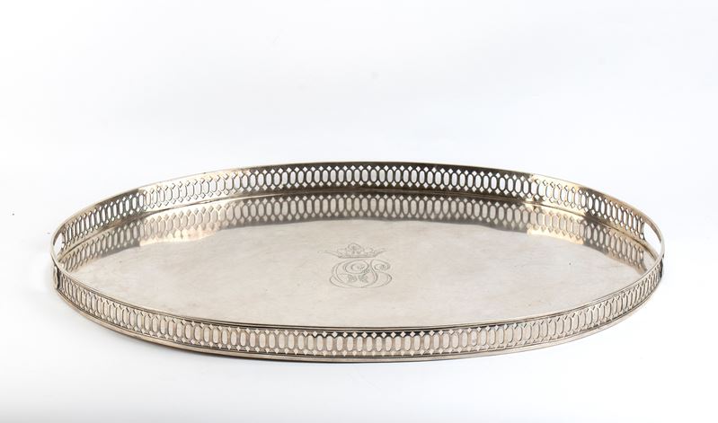 Vassoio italiano in argento