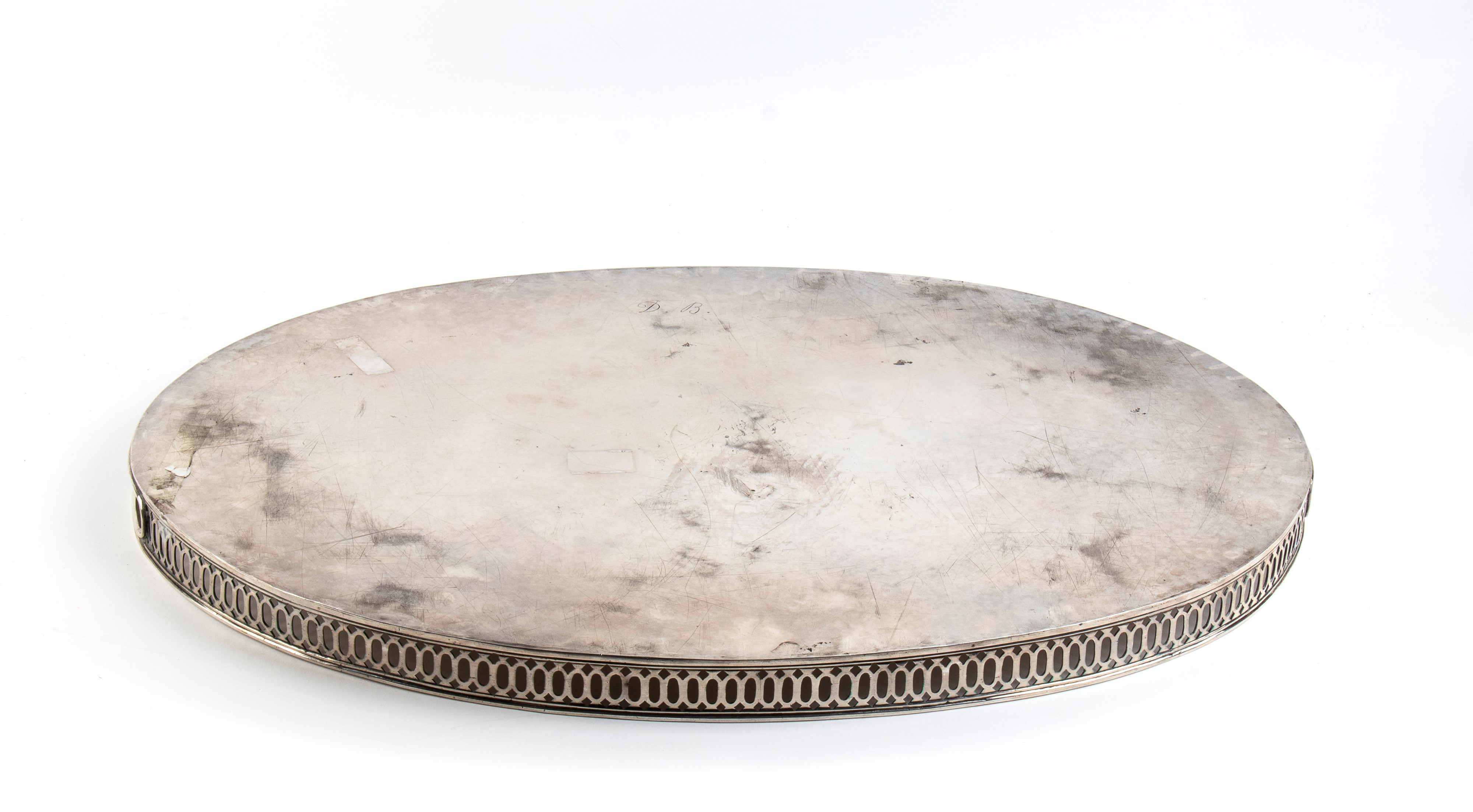 Vassoio italiano in argento