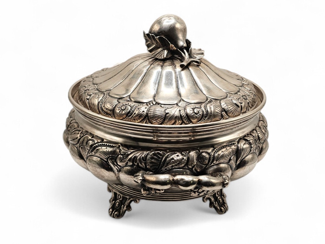 Zuppiera italiana in argento