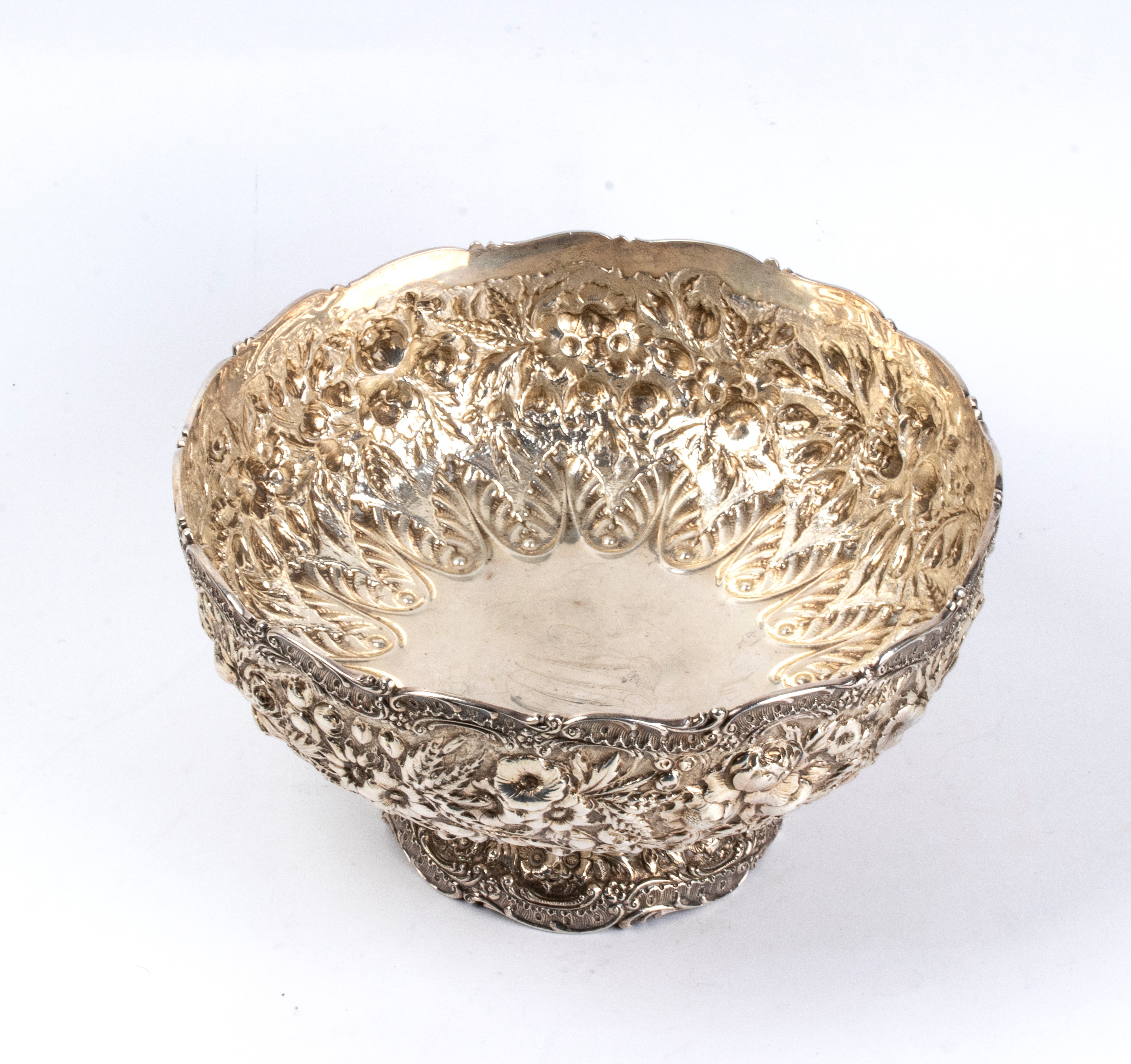 Centrotavola americano in argento