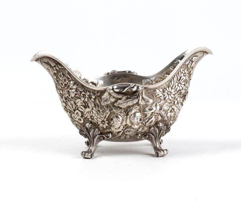 Salsiera americana in argento