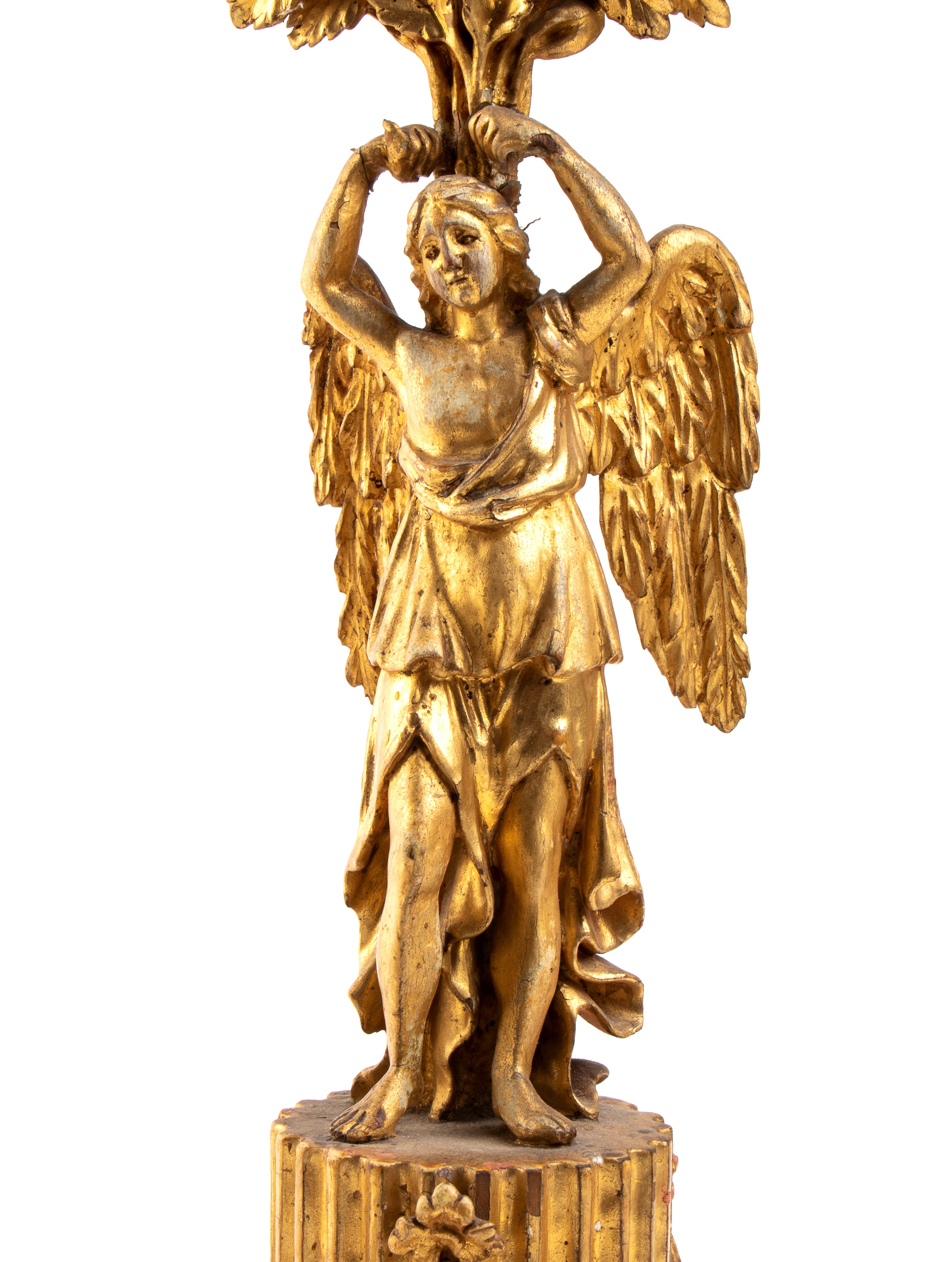 Coppia di reliquiari italiani in legno