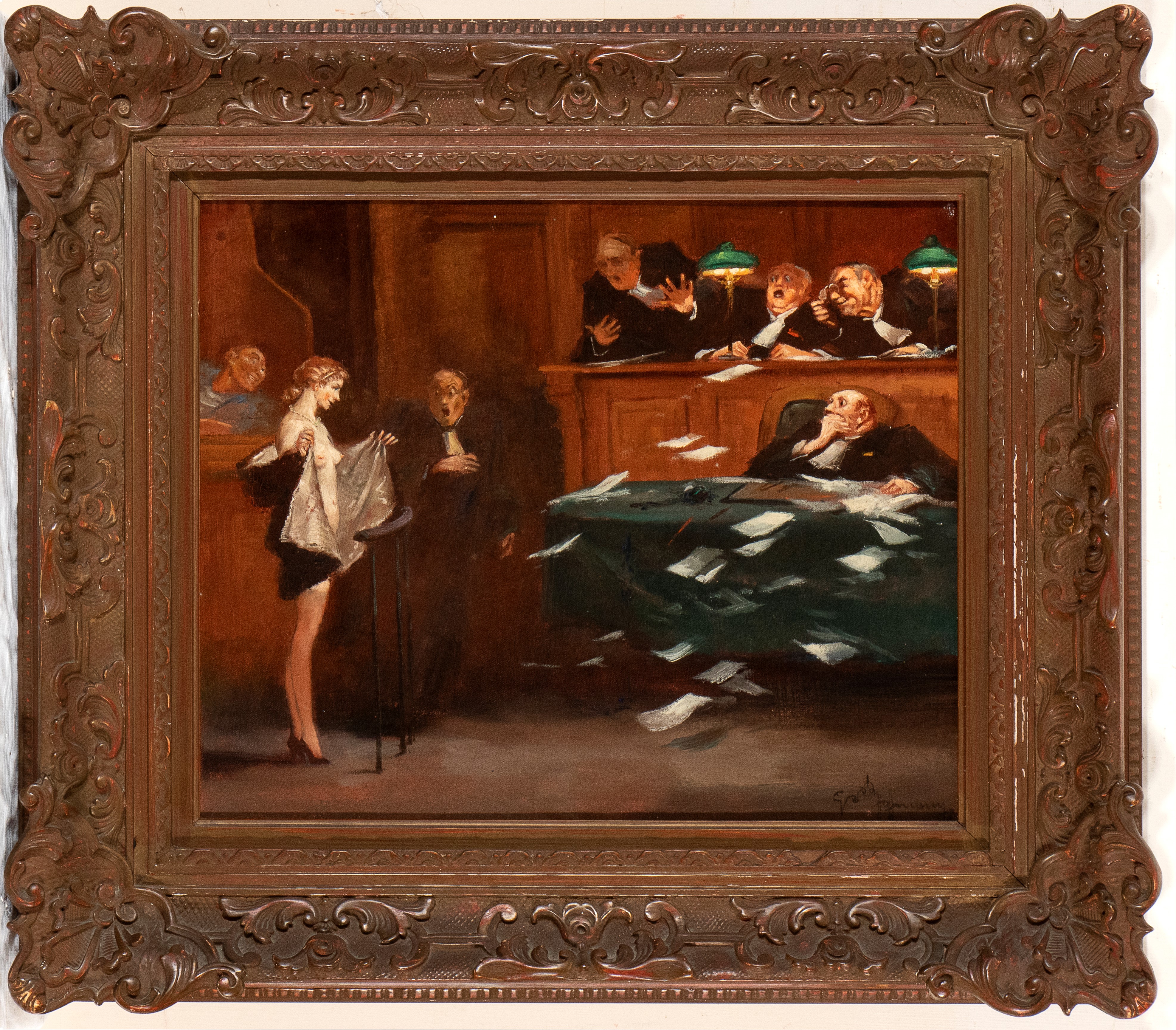 Gaston Hoffmann - Processi al Tribunale