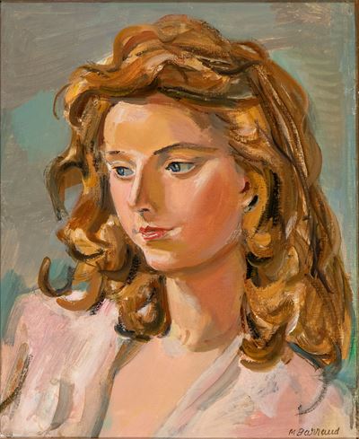 Ritratto femminile, olio su tela