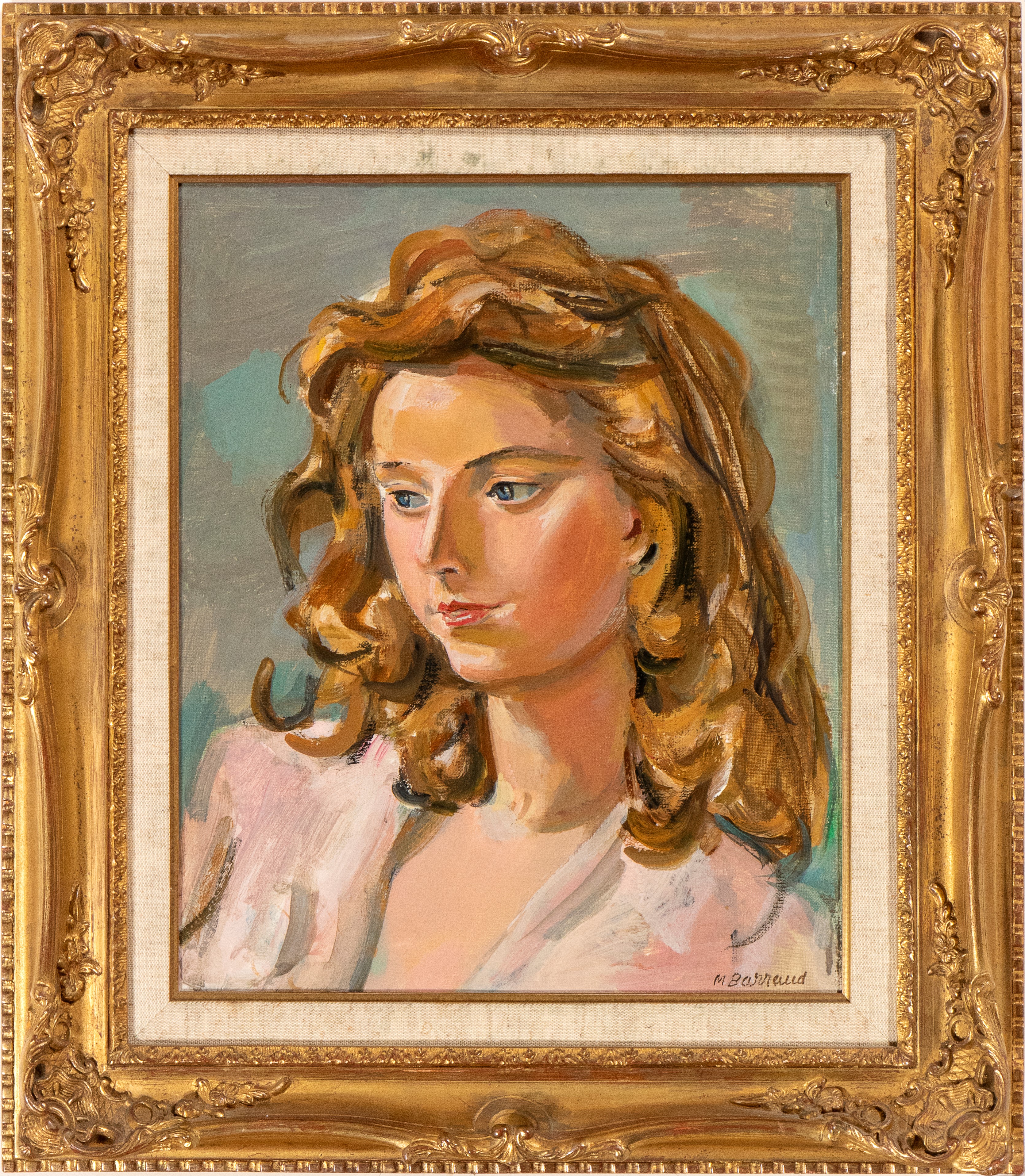 Maurice Barraud - Ritratto Femminile