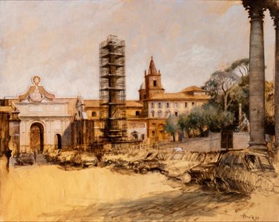 Piazzale Flaminio a Roma