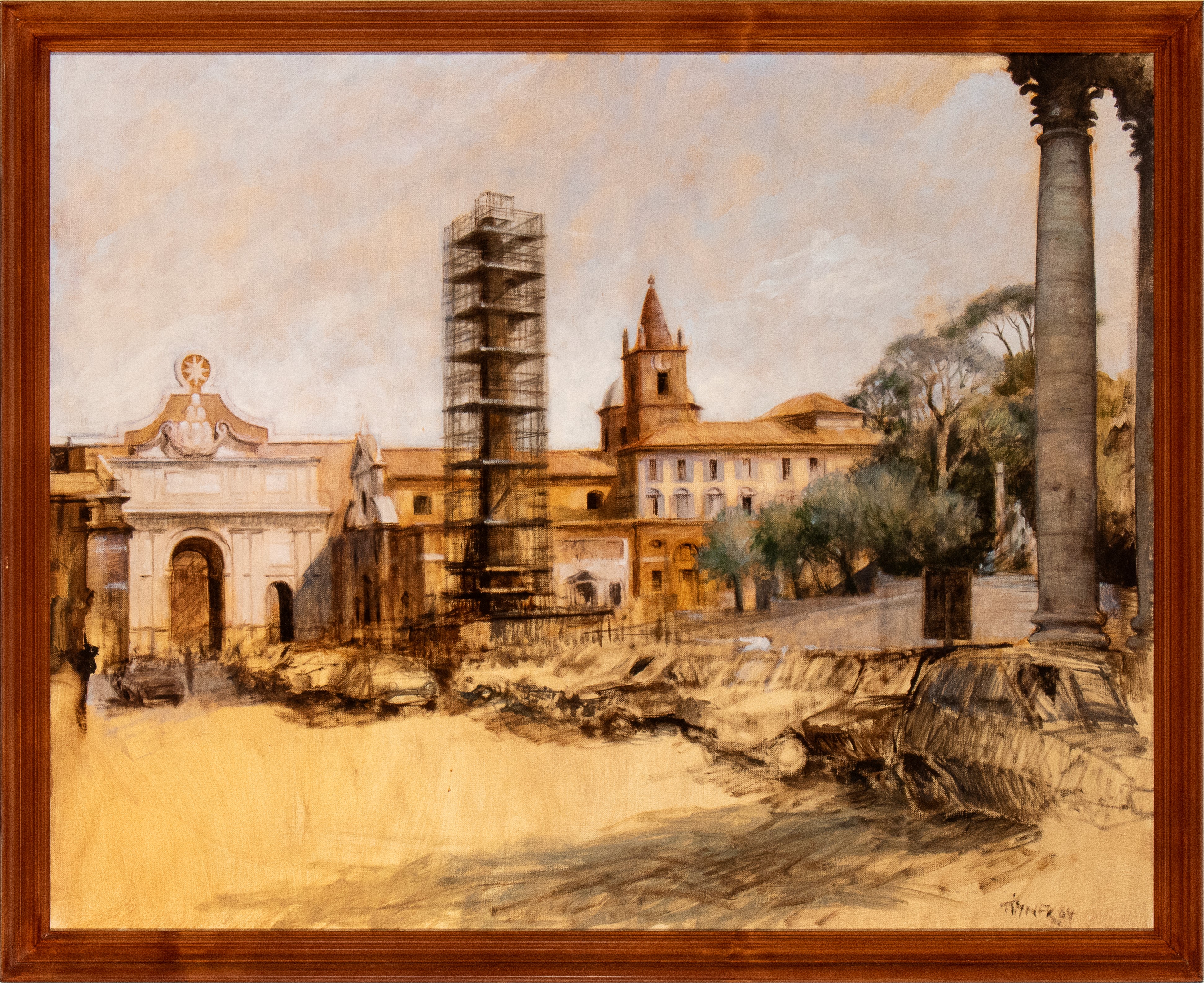 Carl Timner - Piazzale Flaminio a Roma