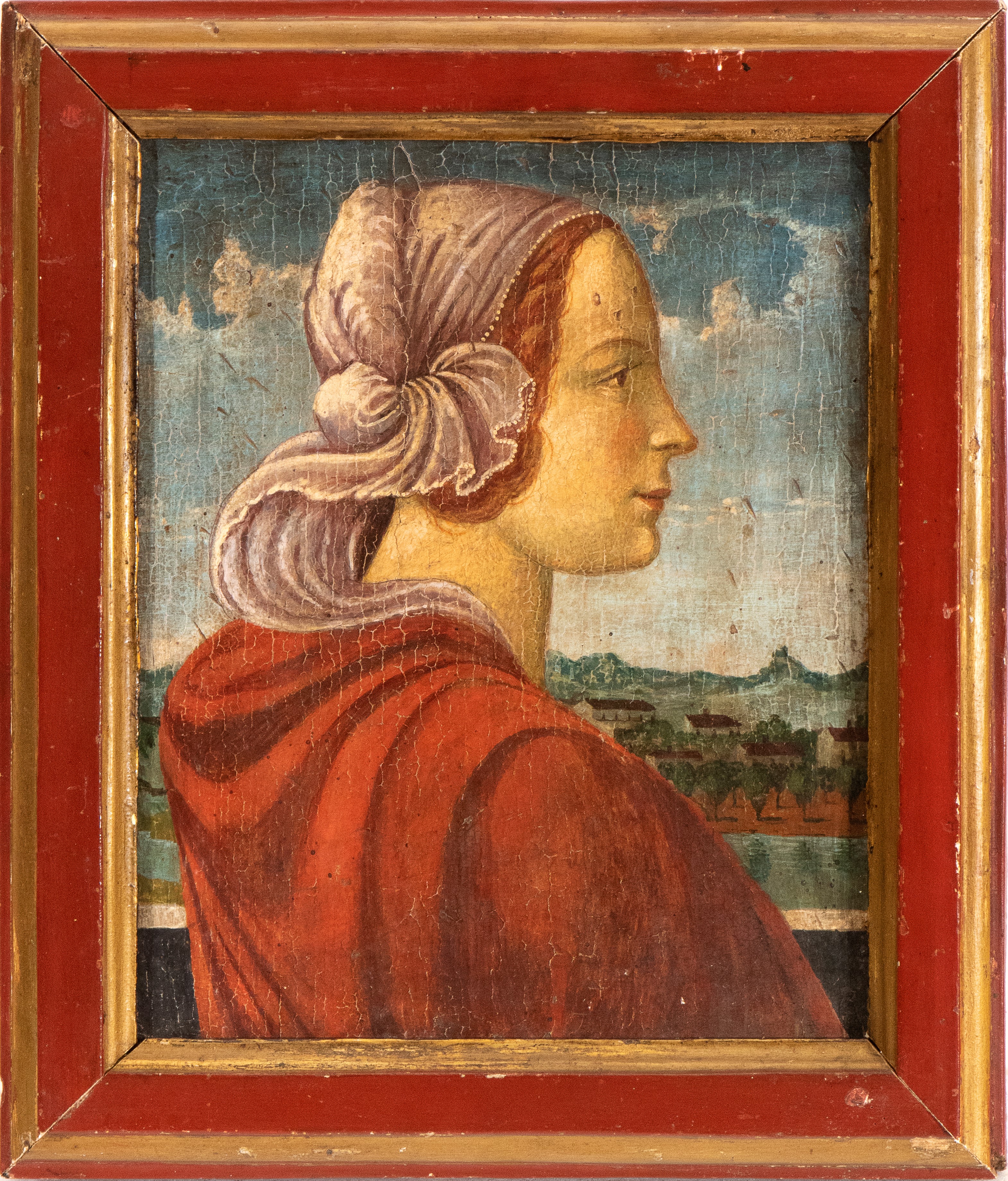 Cosimo Rosselli - Ritratto di Gentildonna di Profilo