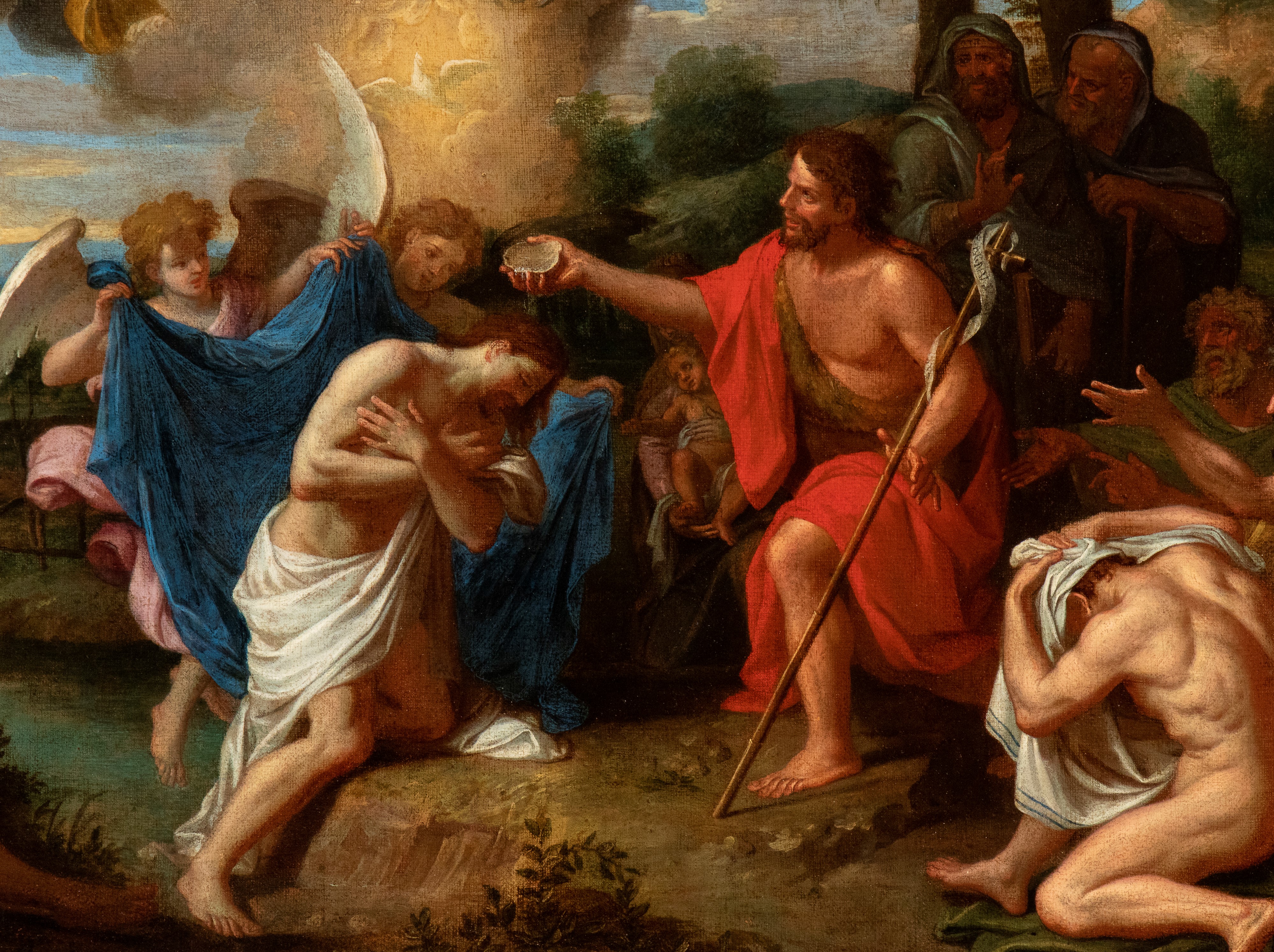 Artista Emiliano, XVII Secolo - Battesimo di Cristo
