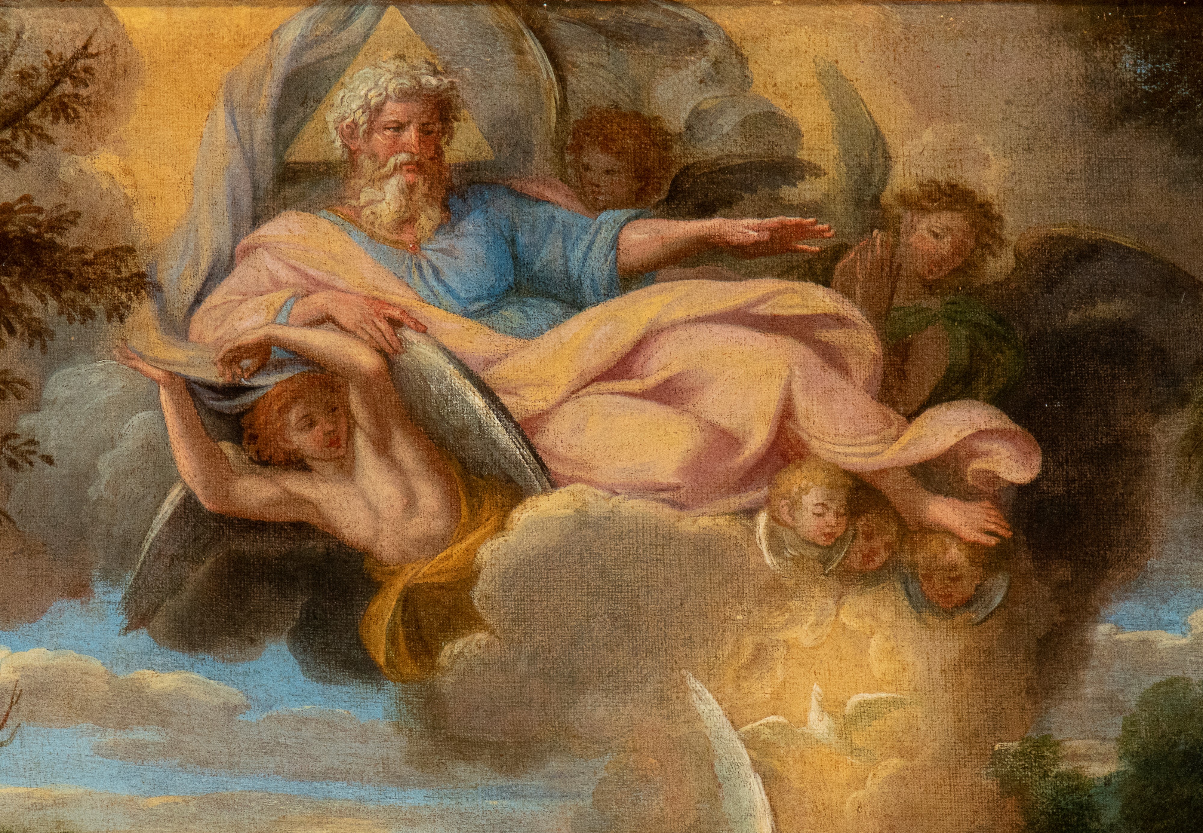 Artista Emiliano, XVII Secolo - Battesimo di Cristo