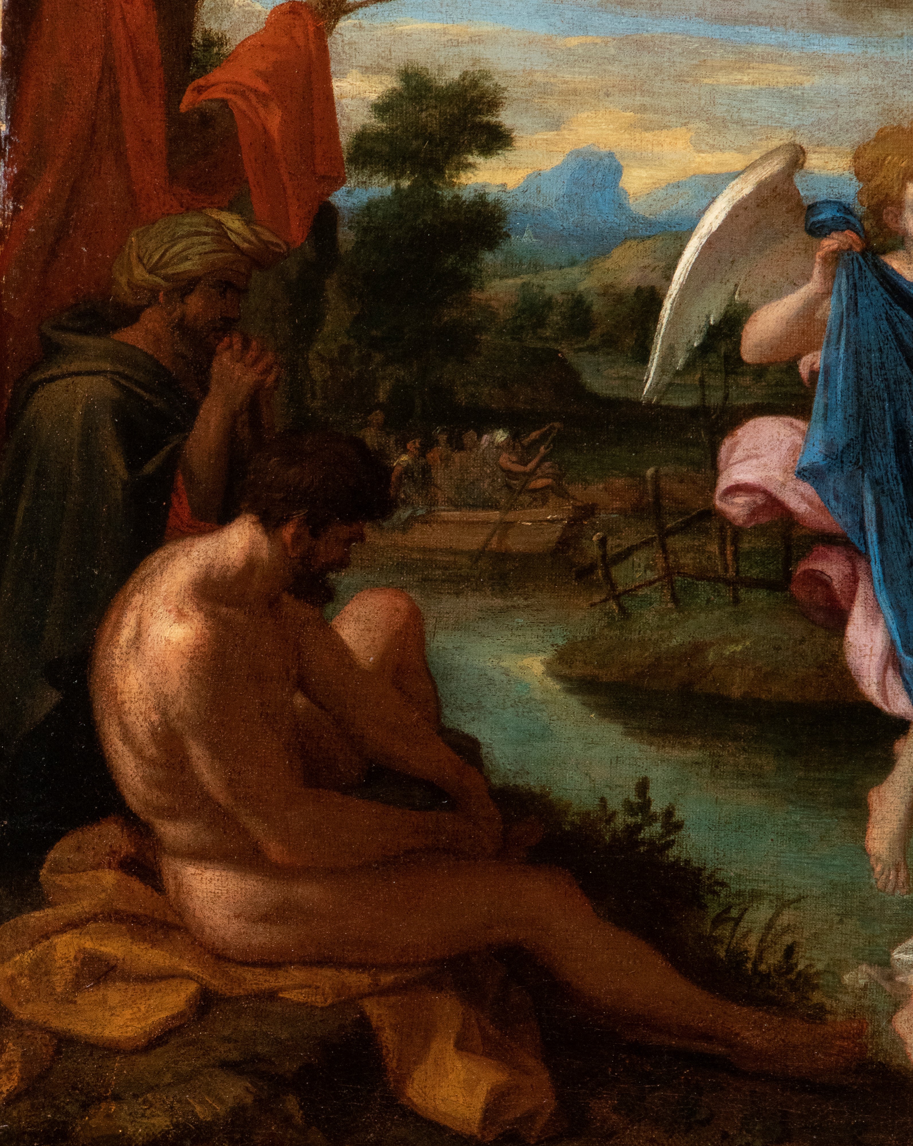 Artista Emiliano, XVII Secolo - Battesimo di Cristo