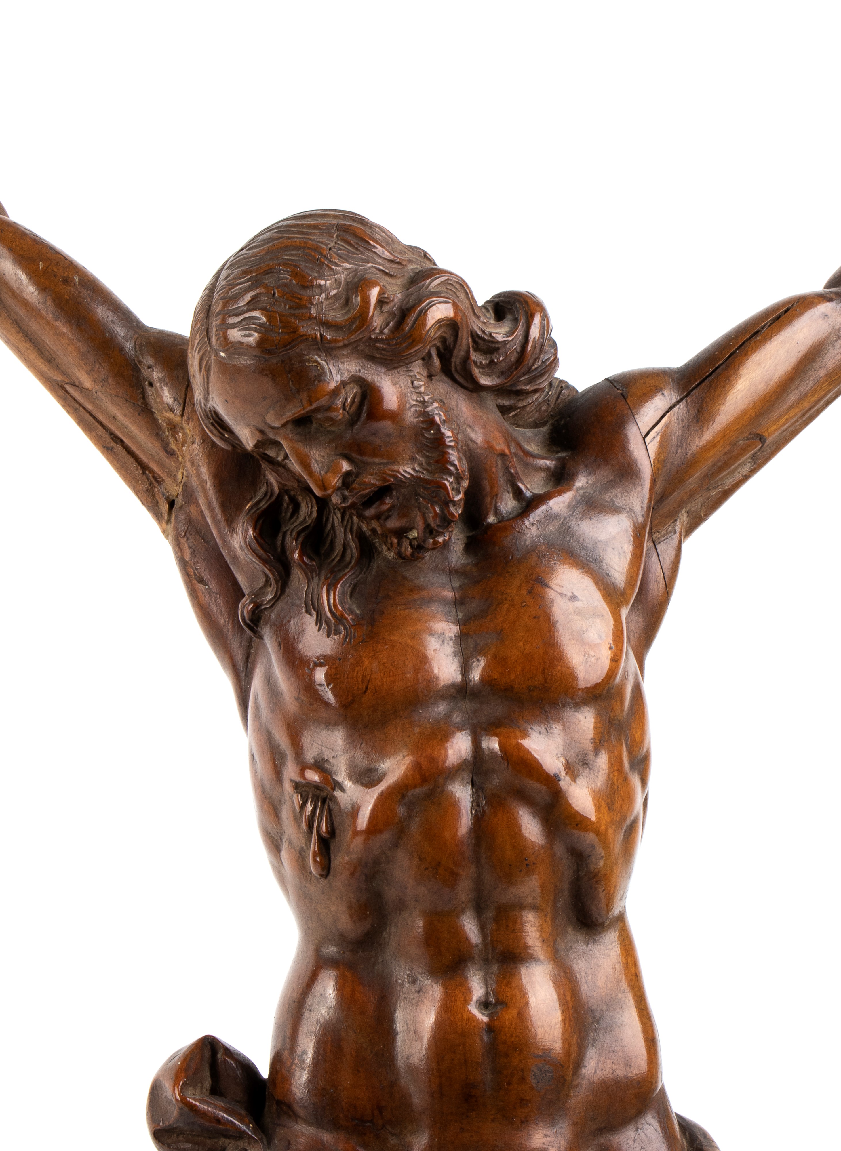 Crocifisso, Corpus Christi in legno di bosso, XVII secolo