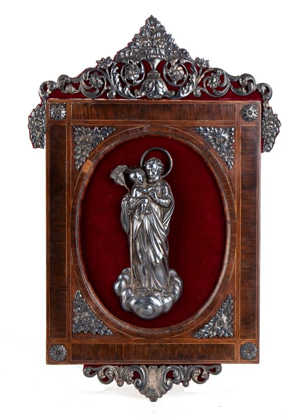Solid silver St. Anthony of Padua and Child