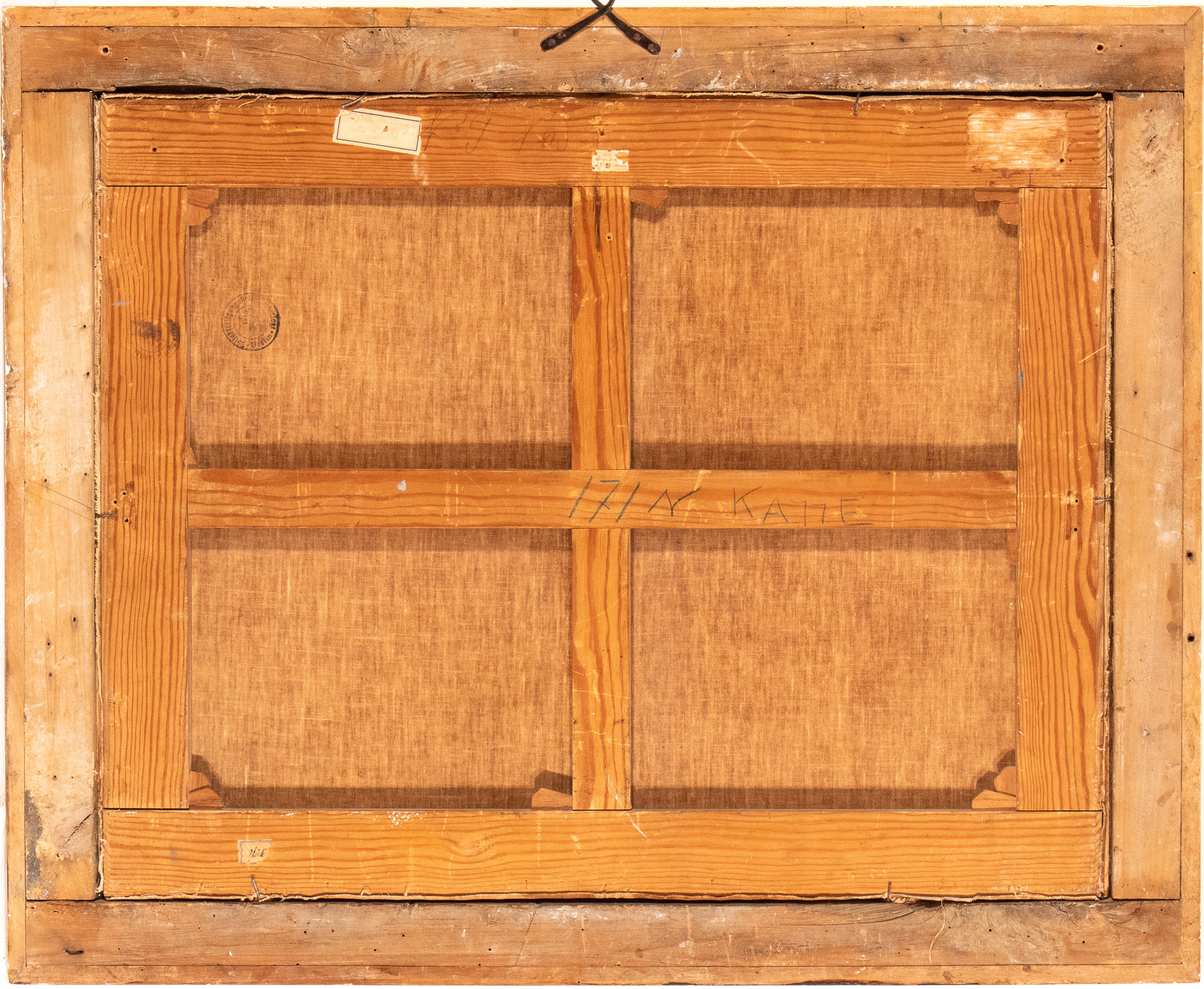 Veduta di Campo Vaccino con scena di mercato