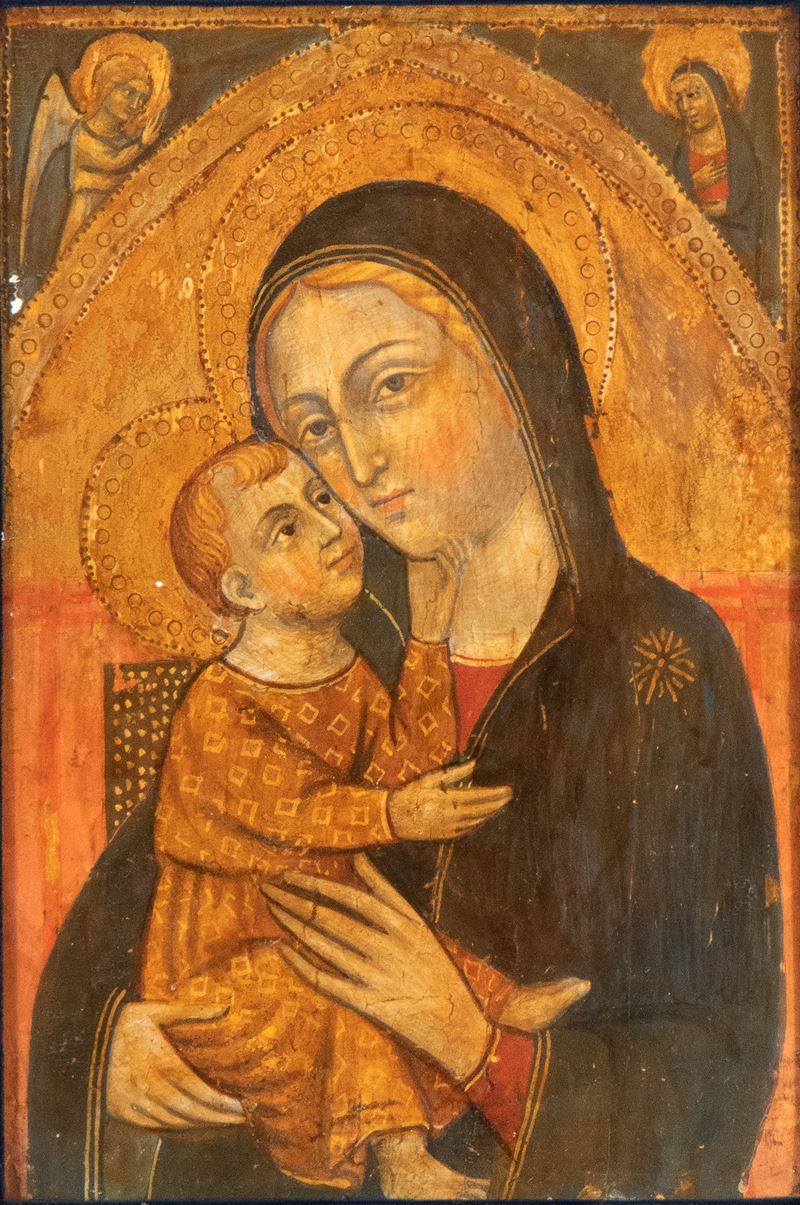 Nei Modi della Pittura Toscana del XIV Secolo - Madonna con Bambino