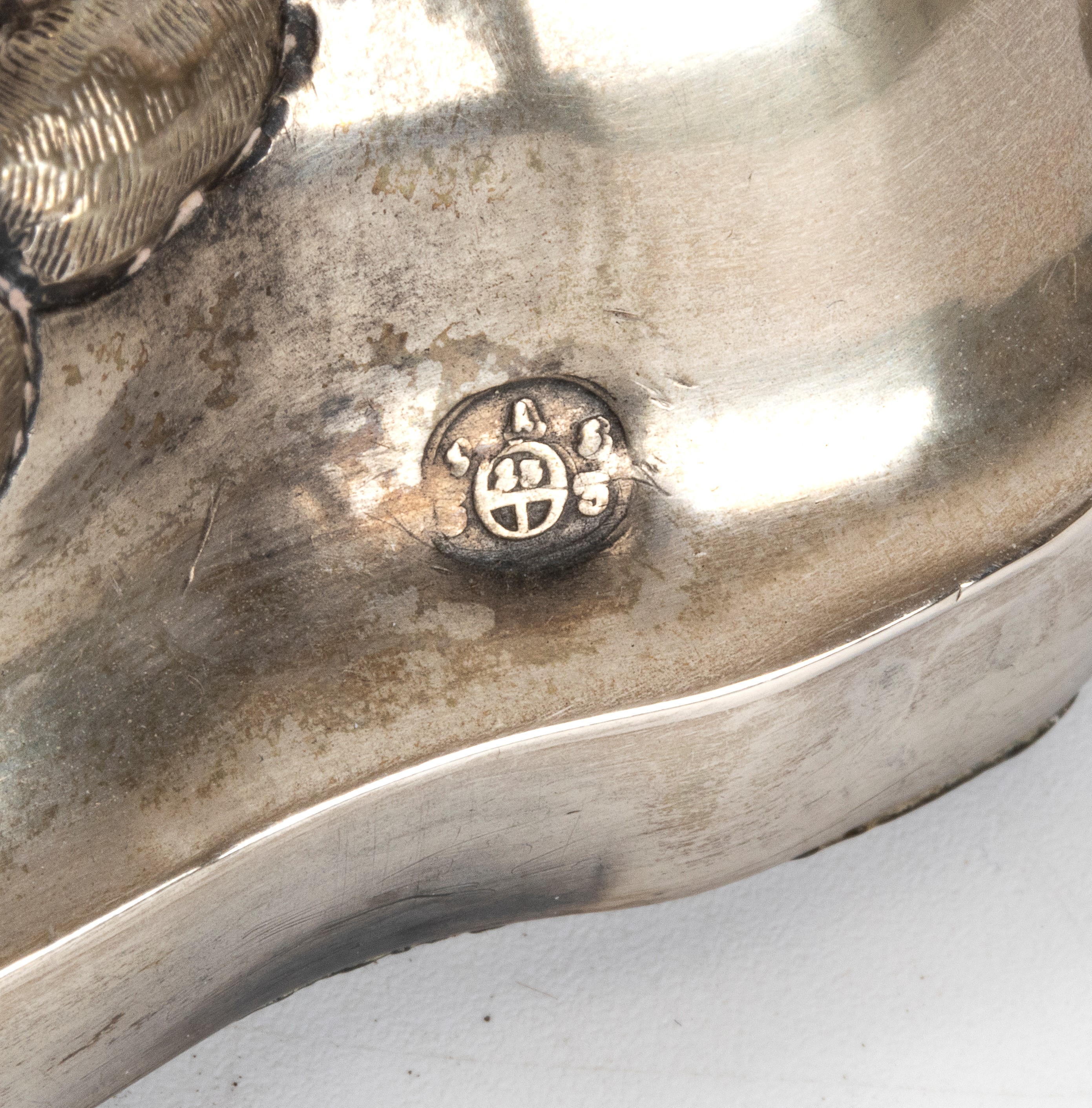 Coppia di candelabri austriaci in argento