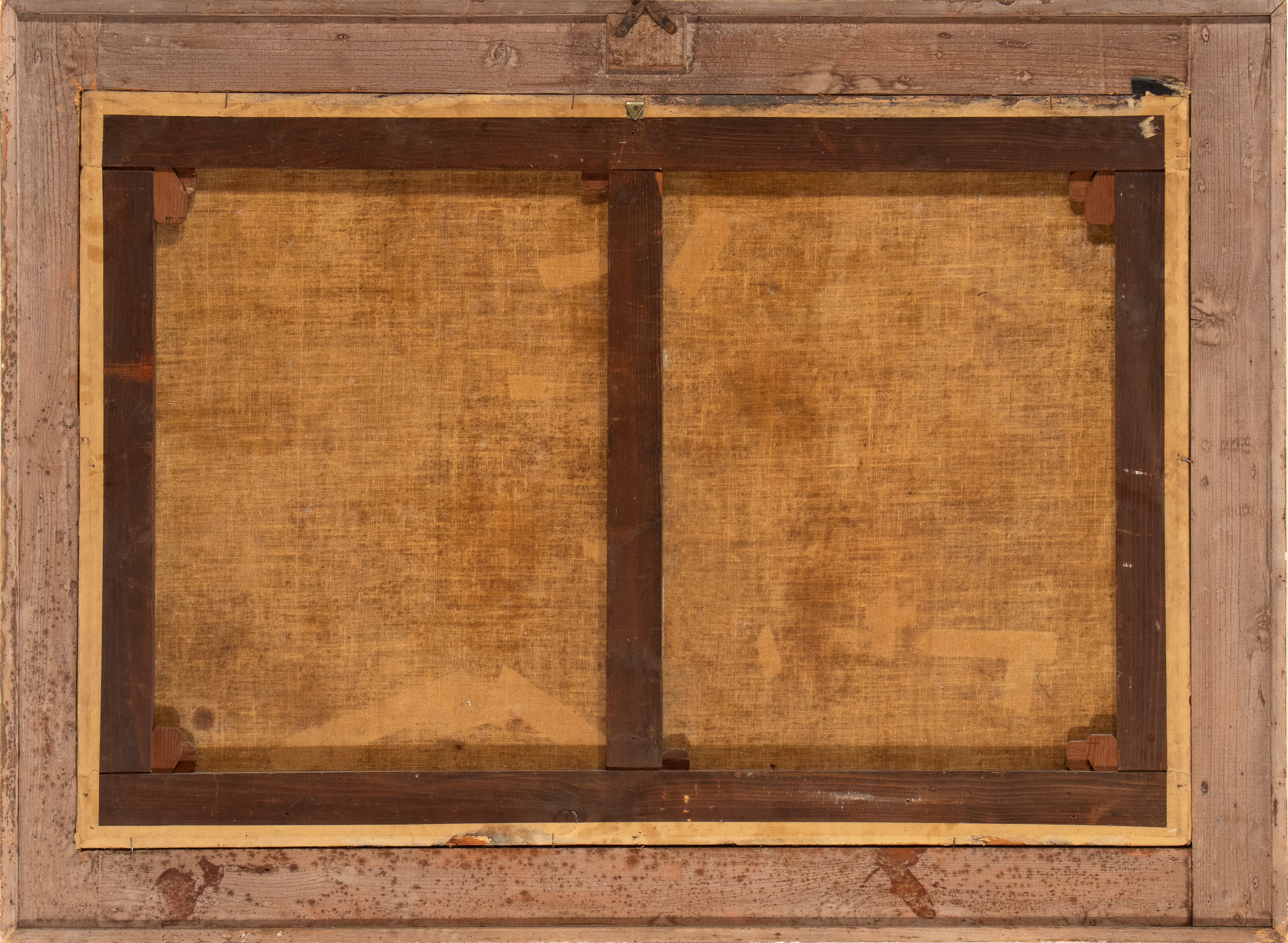 Natura morta con leprotto e caggiagione in un paesaggio