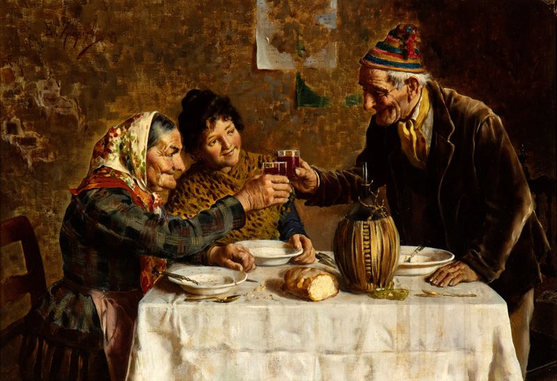 Eugenio Zampighi - Scena di Interno