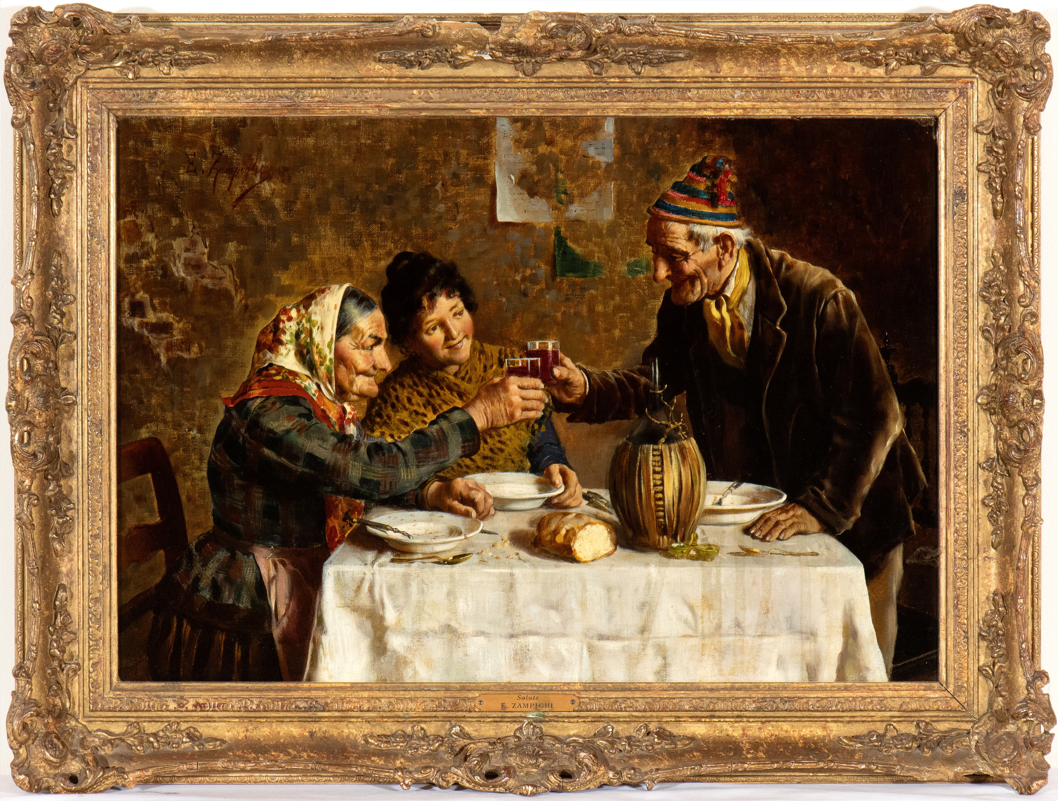 Eugenio Zampighi - Scena di Interno