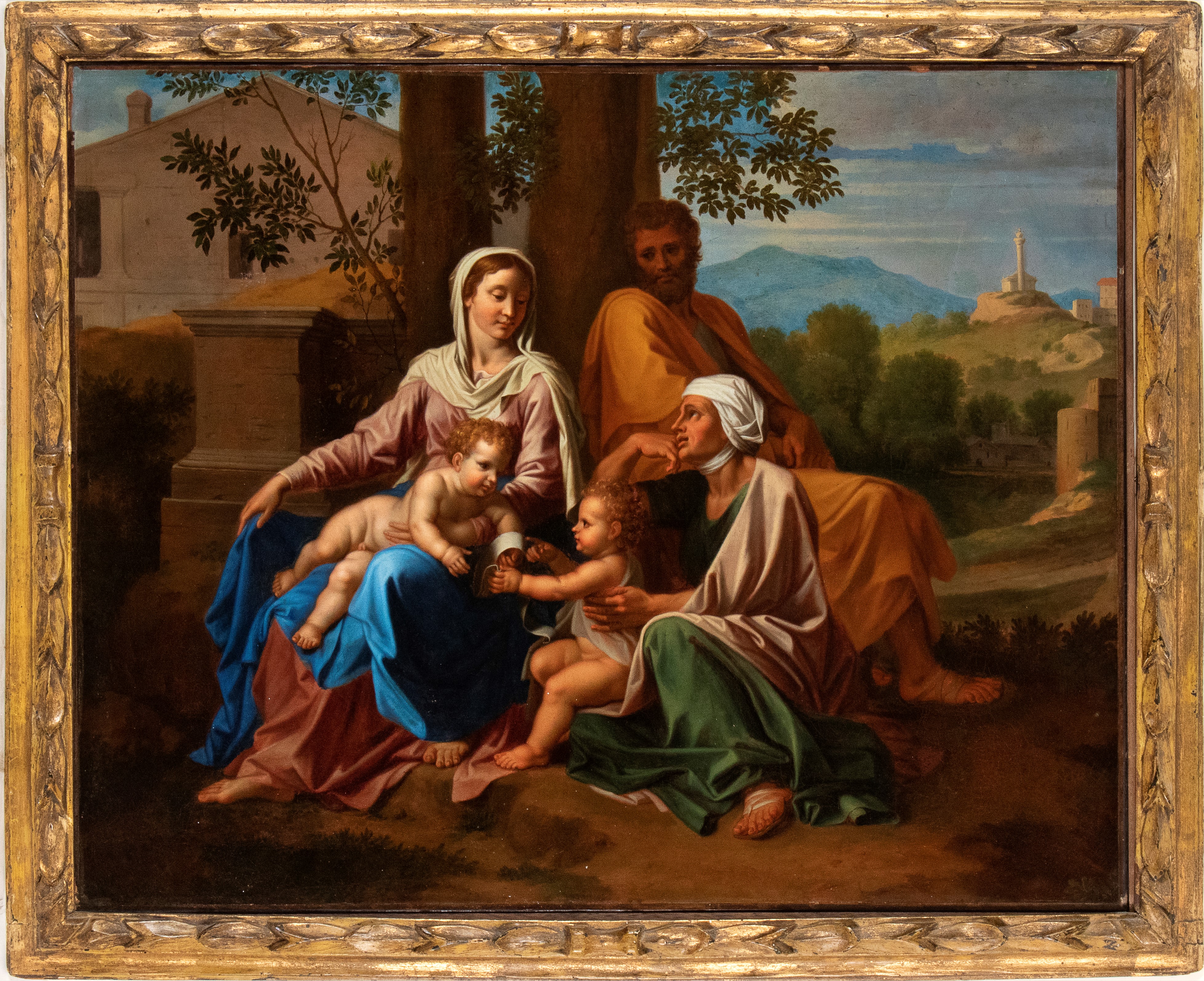 Nicolas Poussin - Sacra Famiglia con San Giovannino e Santa Elisabetta