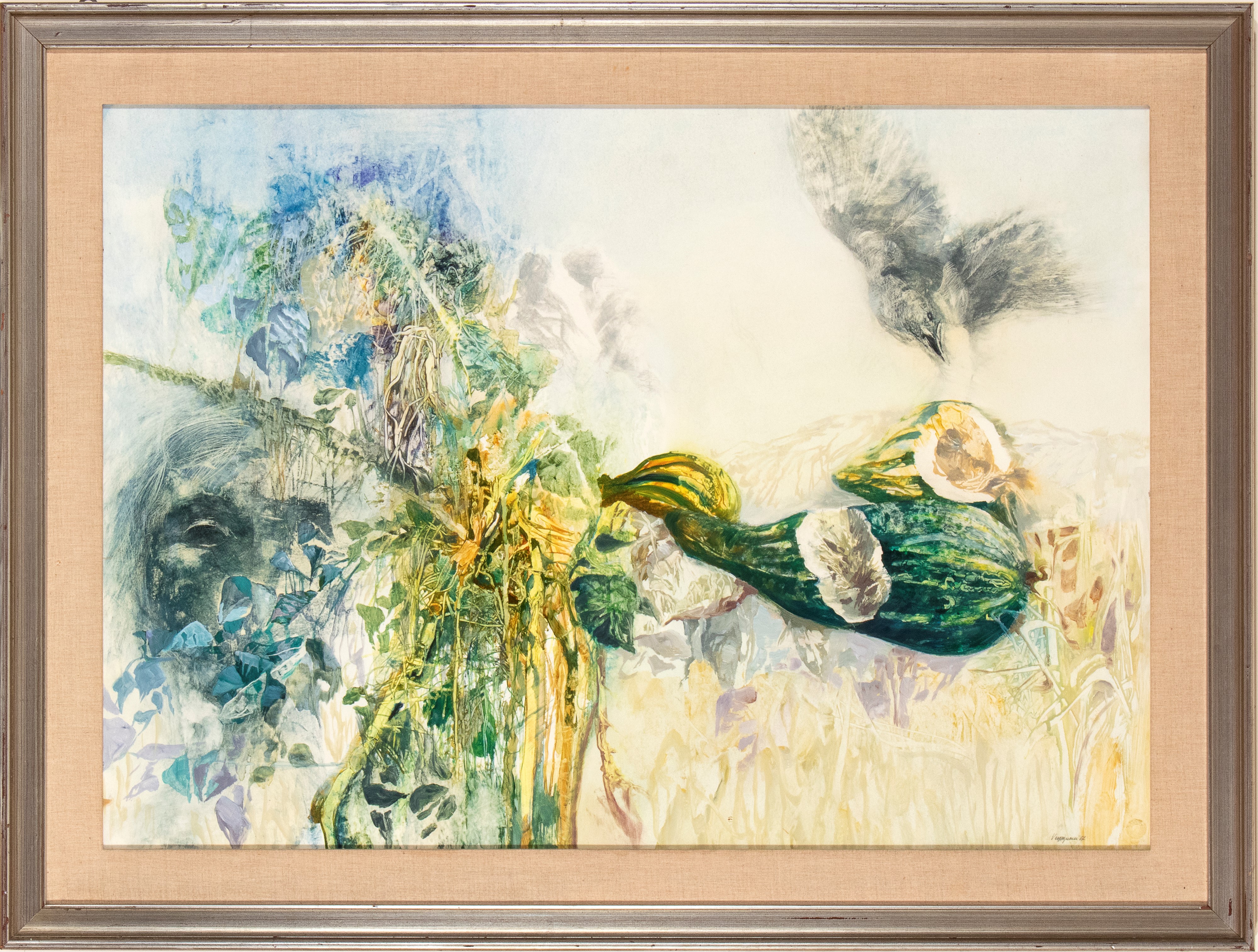 Renzo Vespignani - Vegetazione con Zucche