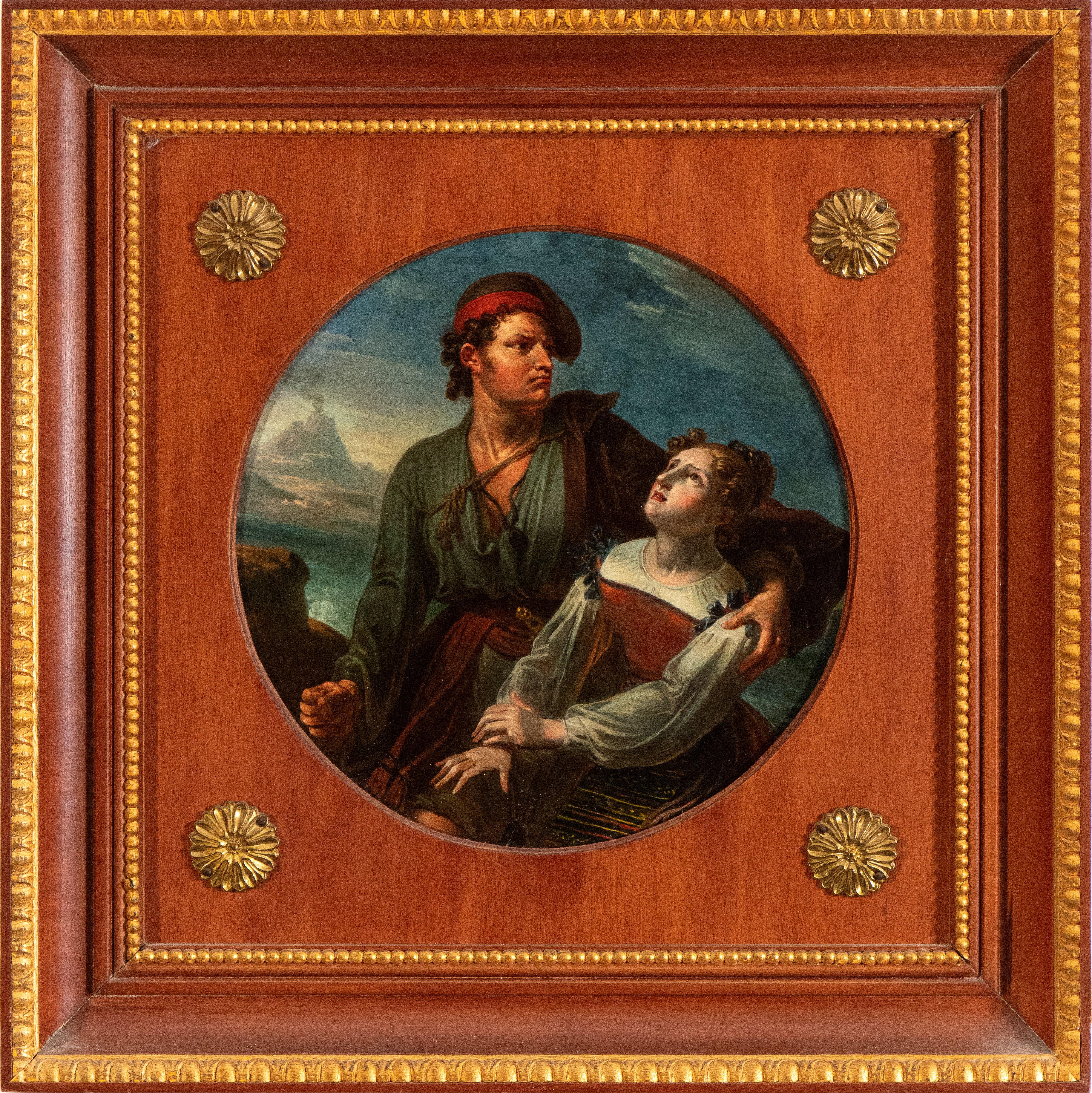Artista Napoletano, Prima Metà XIX Secolo - Masaniello Protegge Partenope