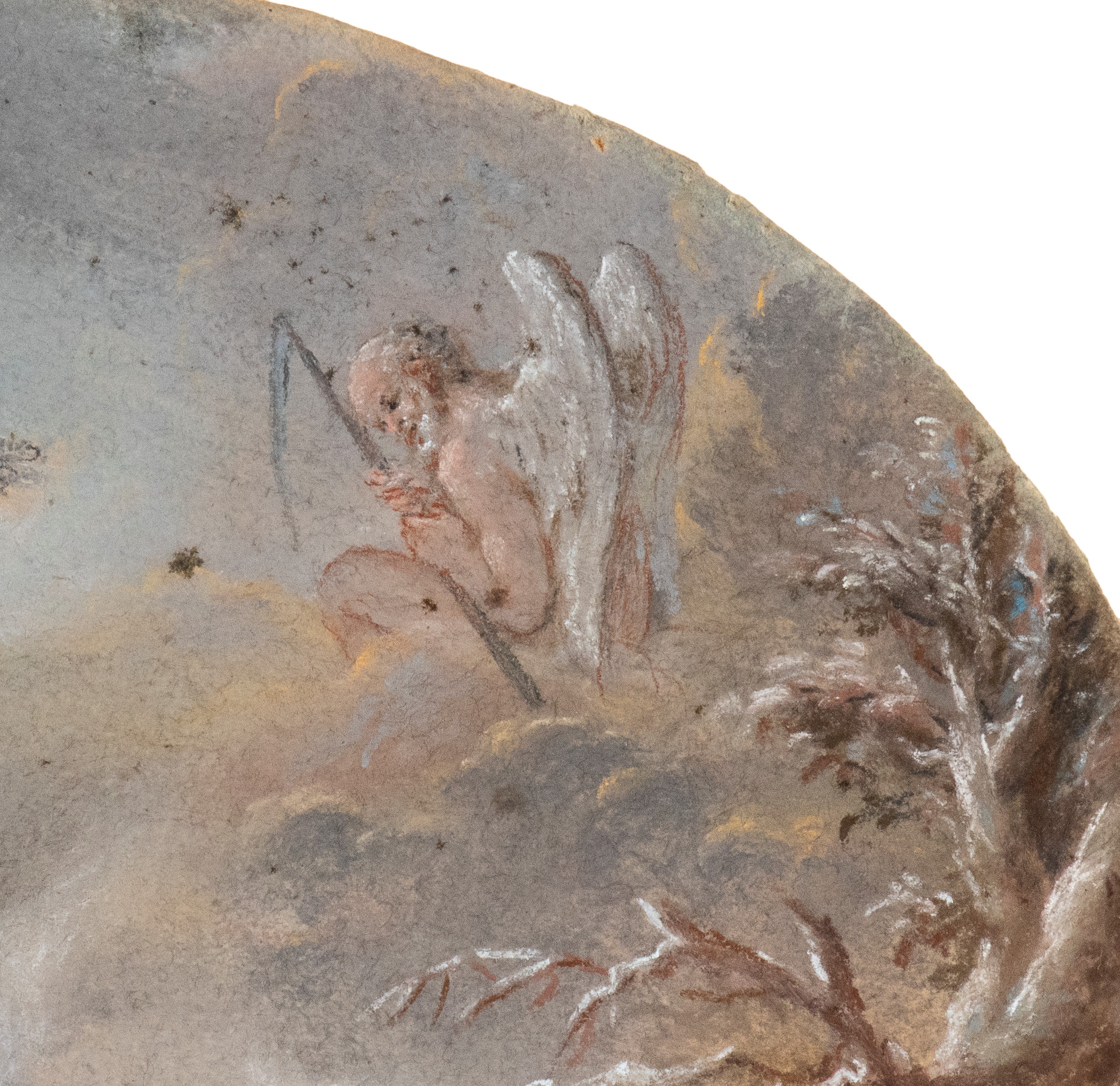 a) Inverno (La virtù romana); b) Estate (Bacco). Coppia di dipinti