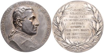 Roma. Mariano Rampolla del Tindaro (1843-1913). Medaglia 1912, Segretario di Stato di Leone XIII....