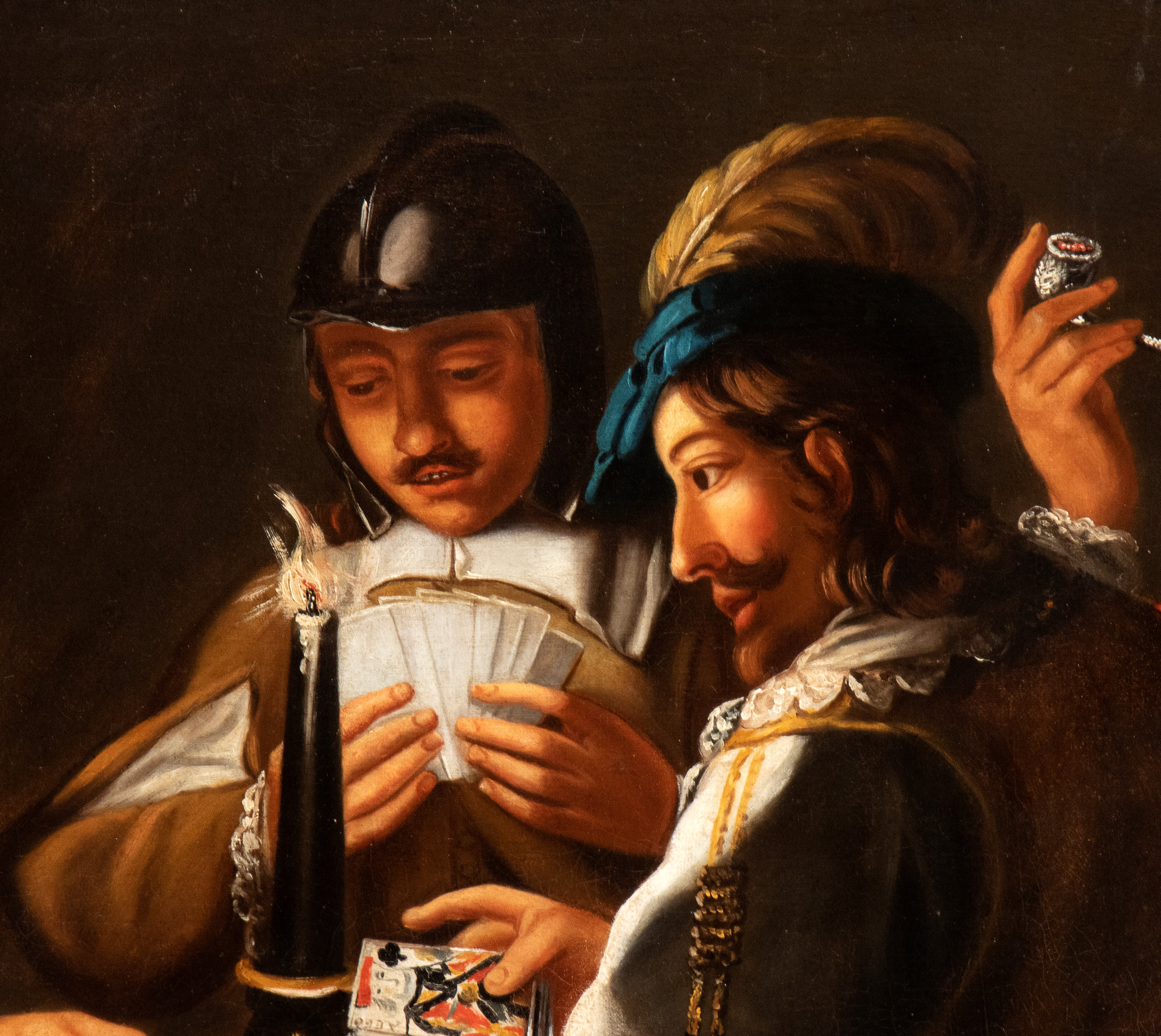 Artista Nord-europeo, XVIII Secolo - Giocatori di Carte