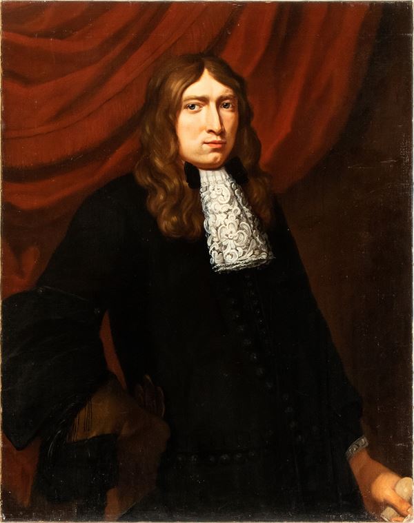 Artista fiammingo, fine XVII - inizio XVIII secolo - Portrait of a Gentleman