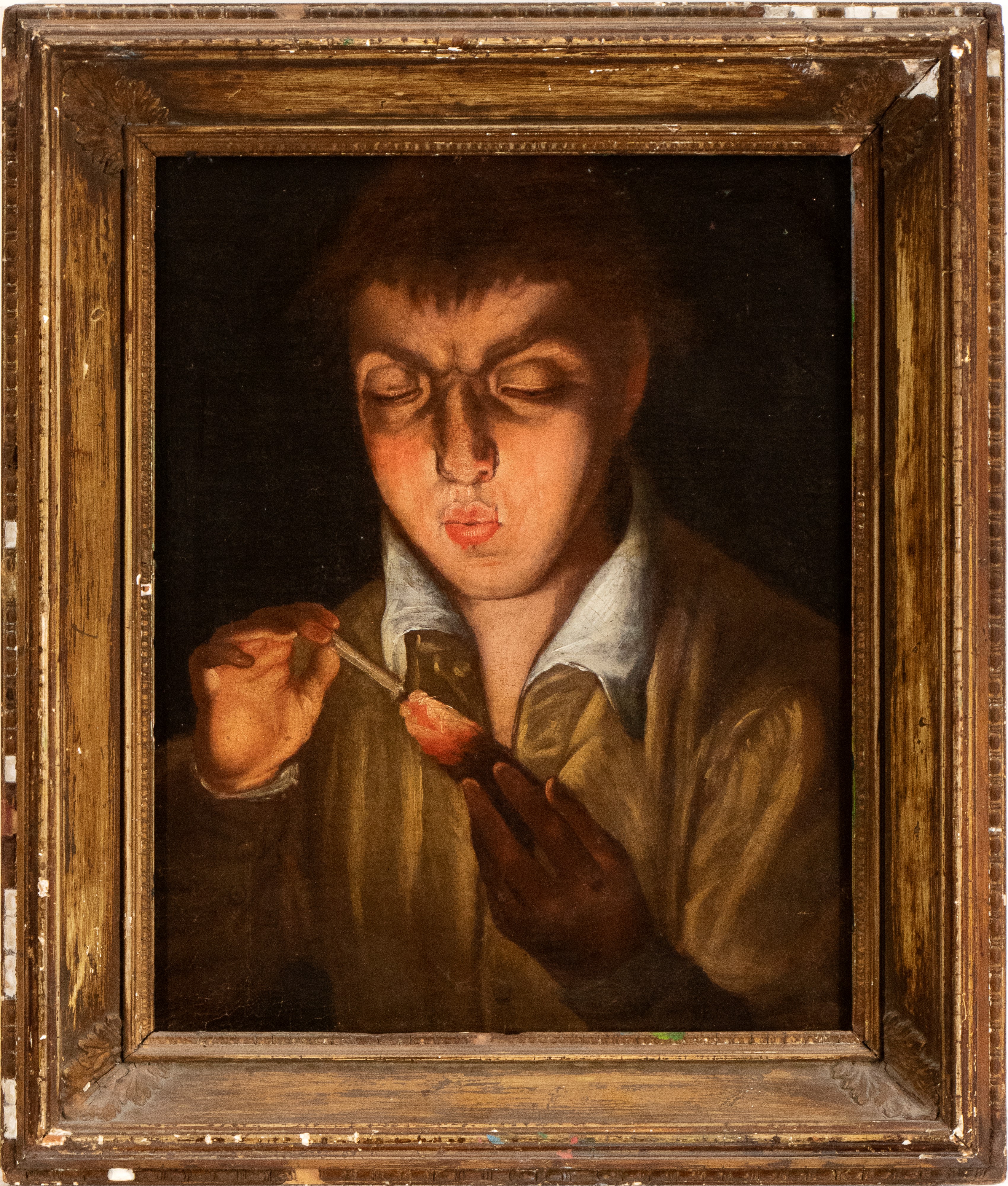 Domínikos Theotokópoulos El Greco - Giovane che Soffia su un Tizzone
