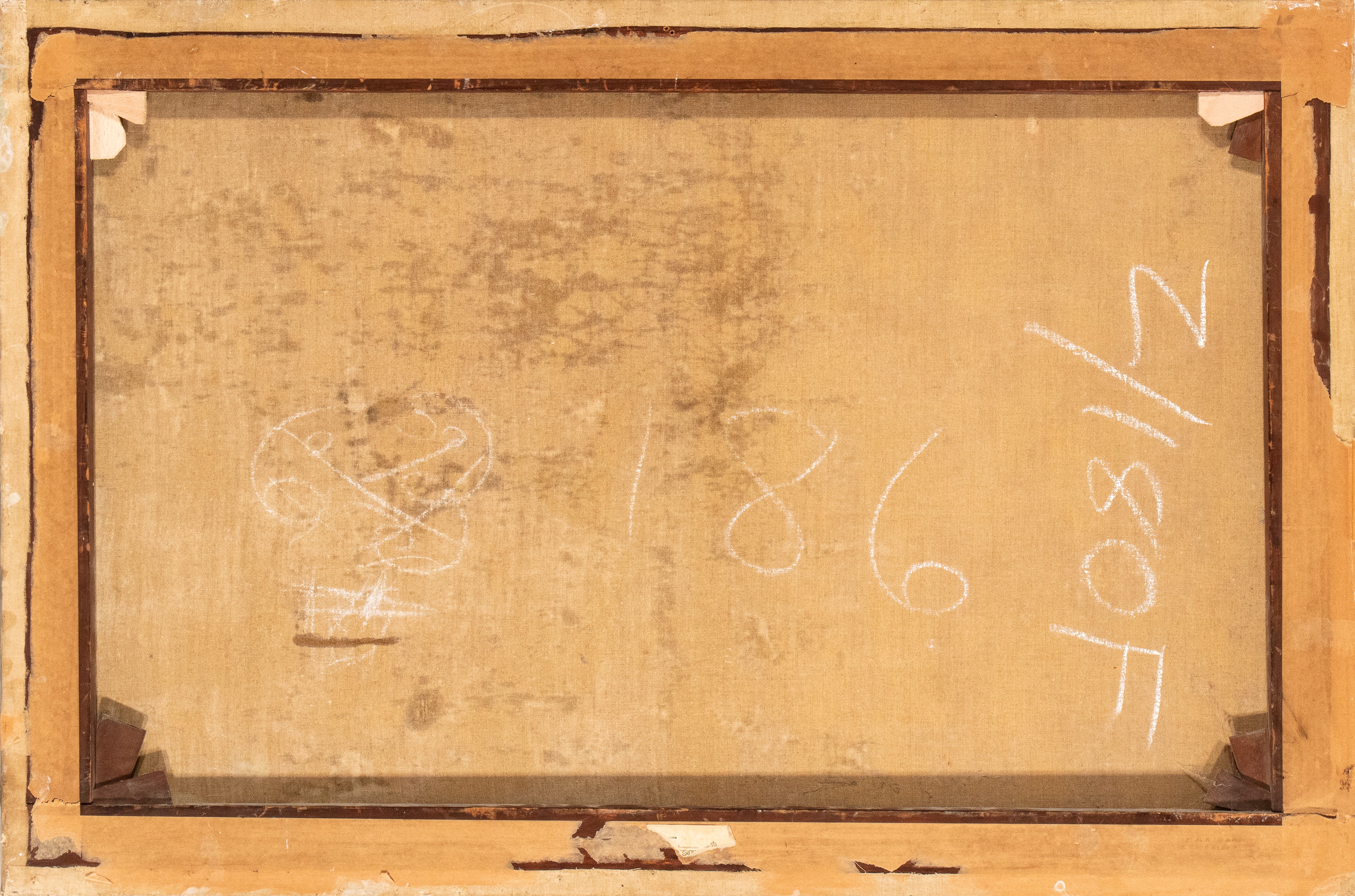 Paesaggio con pastori e greggi al pascolo, specchio d'acqua e Colosseo sullo sfondo