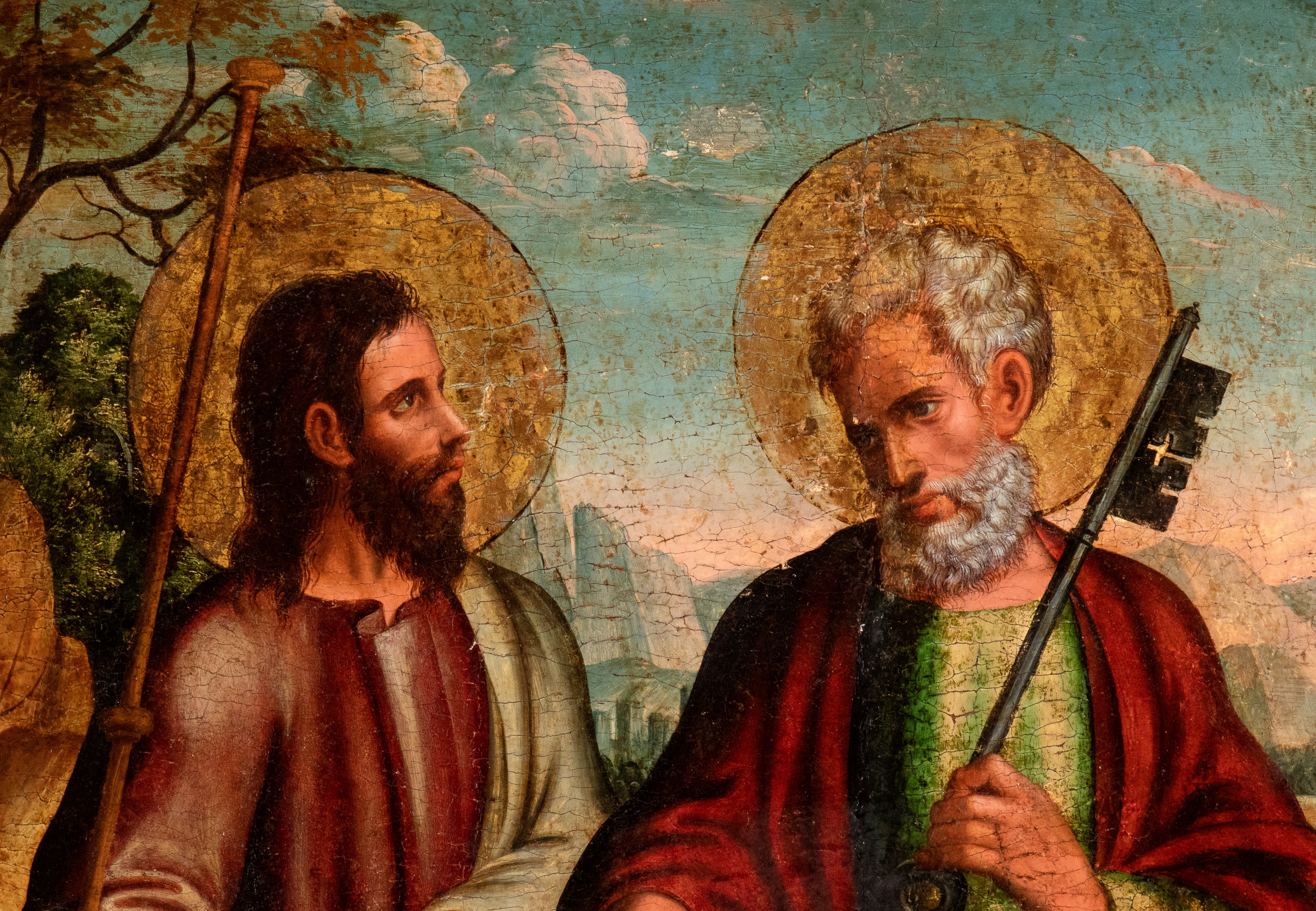 Scuola Lombarda, XVI Secolo - San Giacomo e San Pietro