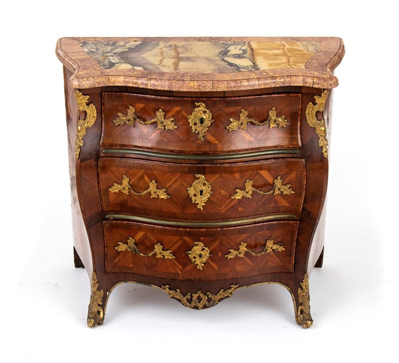Comò Rococo Svedese Luigi XV