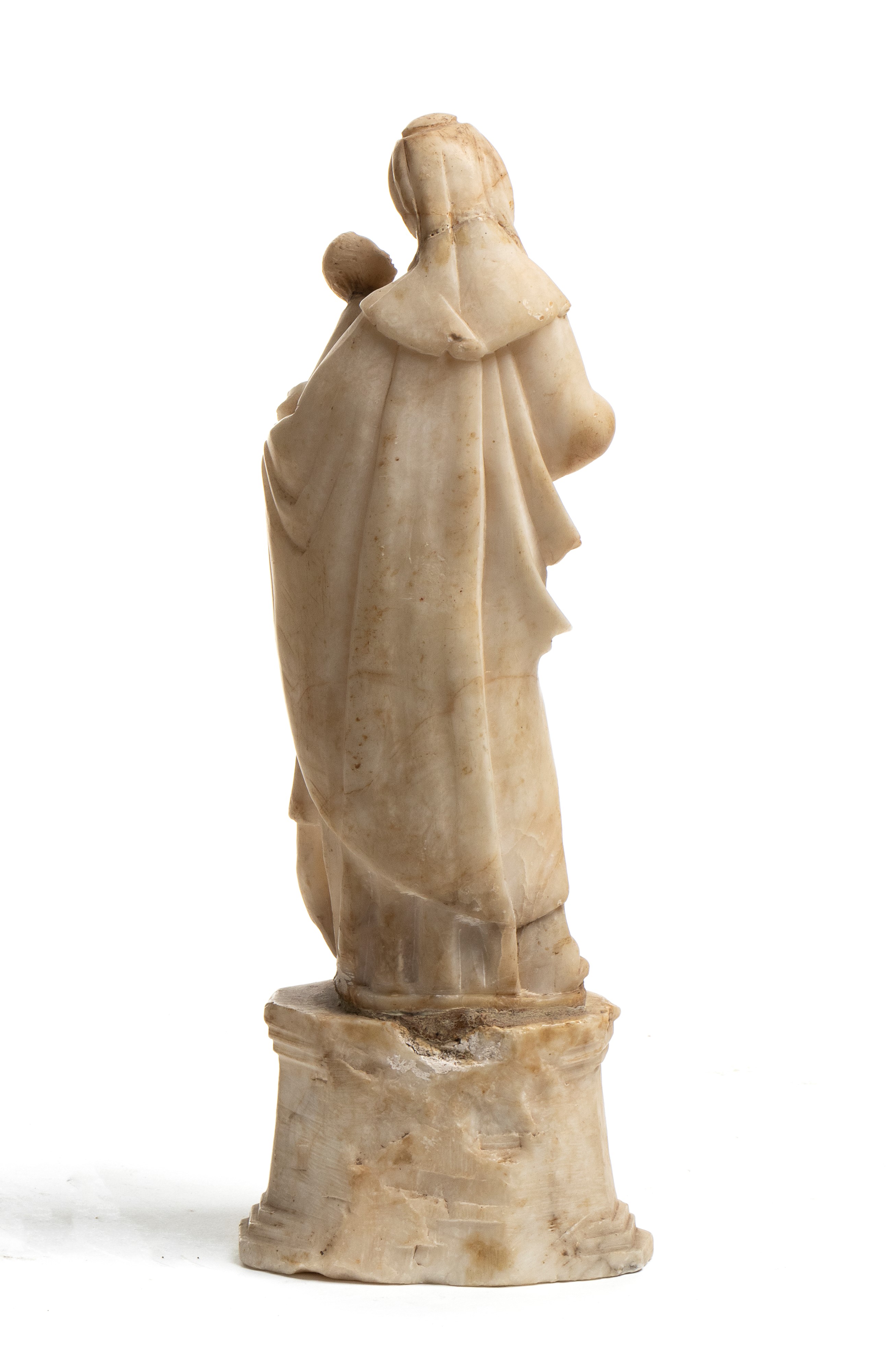 Statua in Alabastro Raffigurante Madonna di Trapani