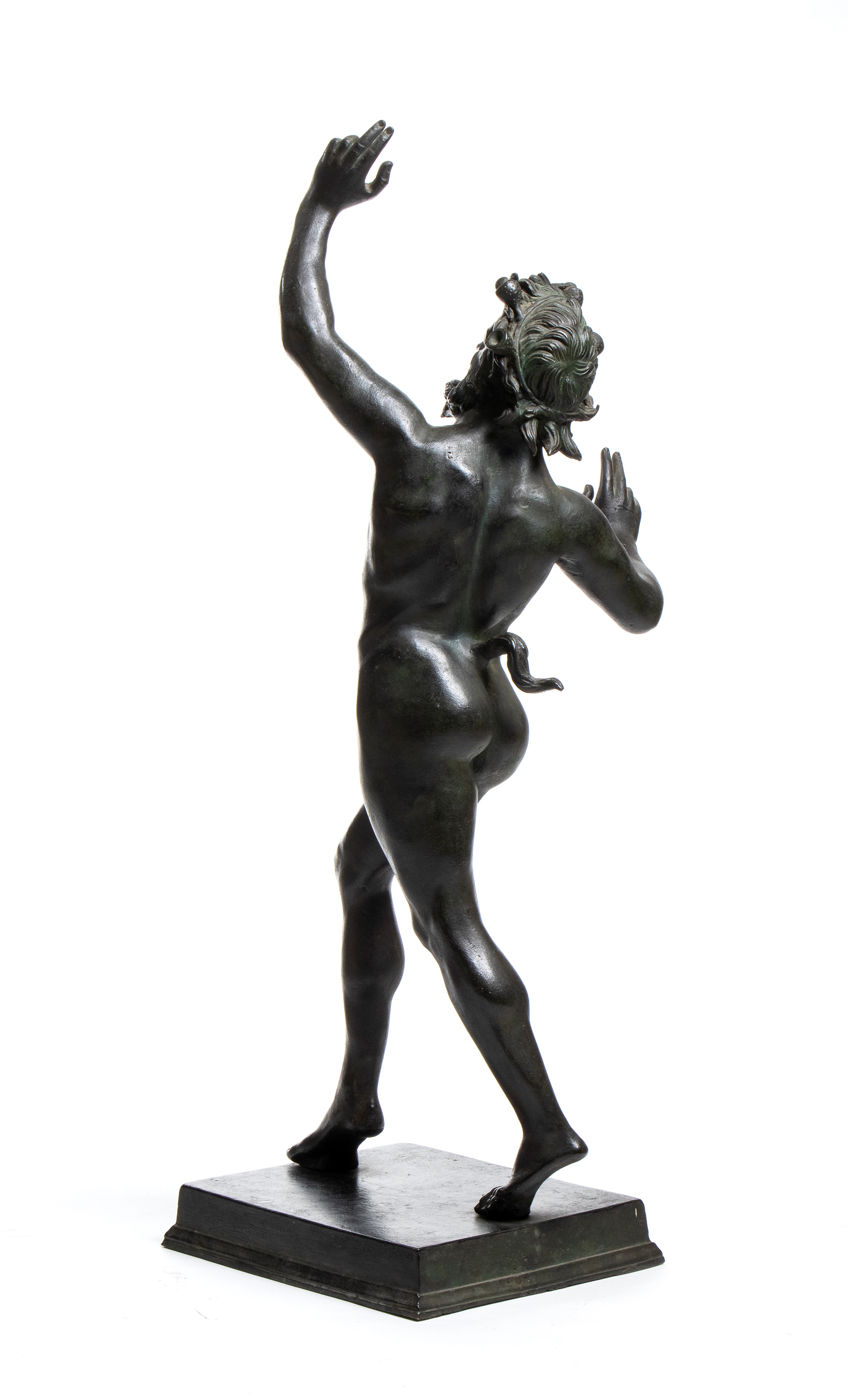 Scultura in Bronzo del Fauno Danzante di Pompei