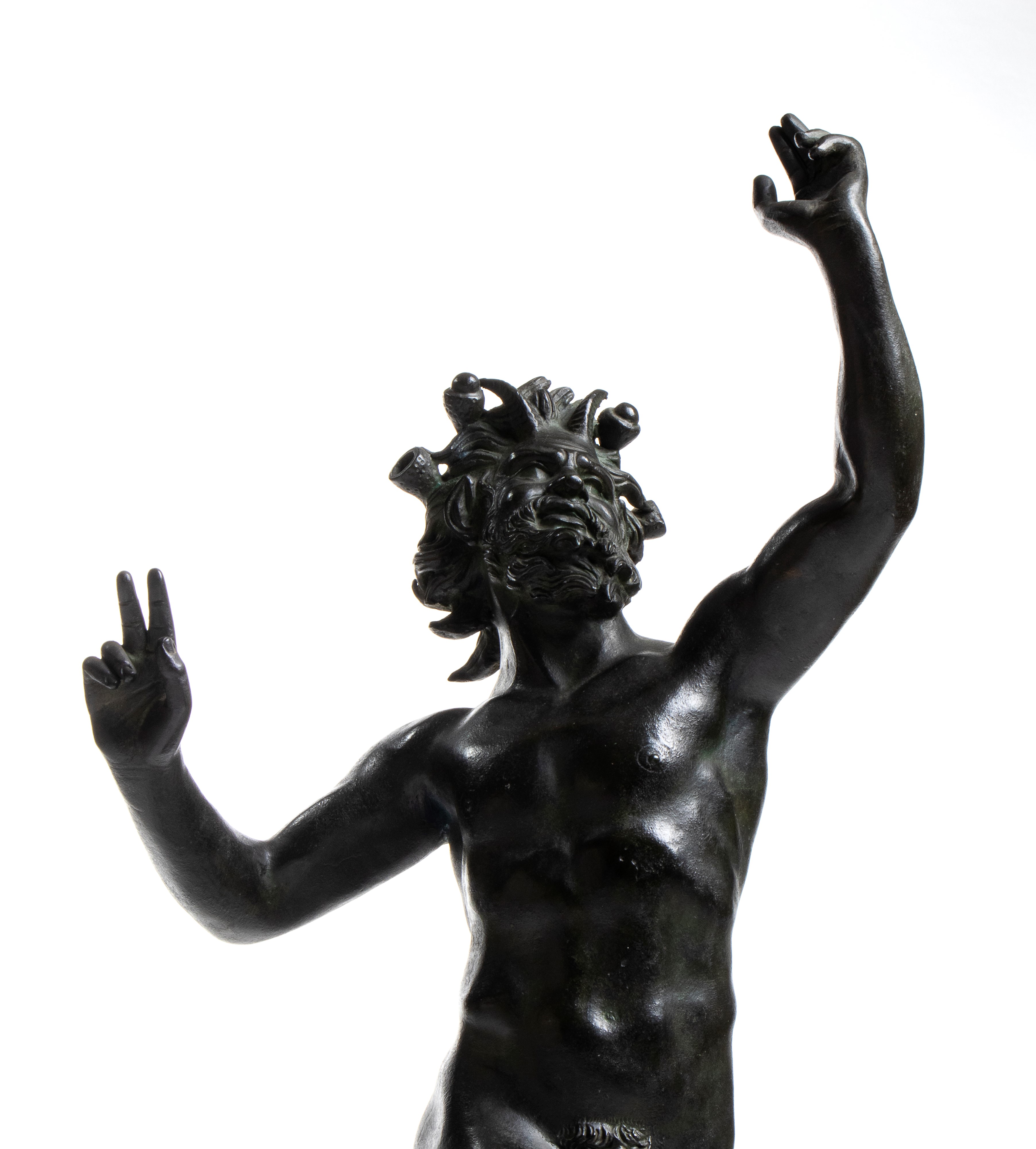 Scultura in Bronzo del Fauno Danzante di Pompei