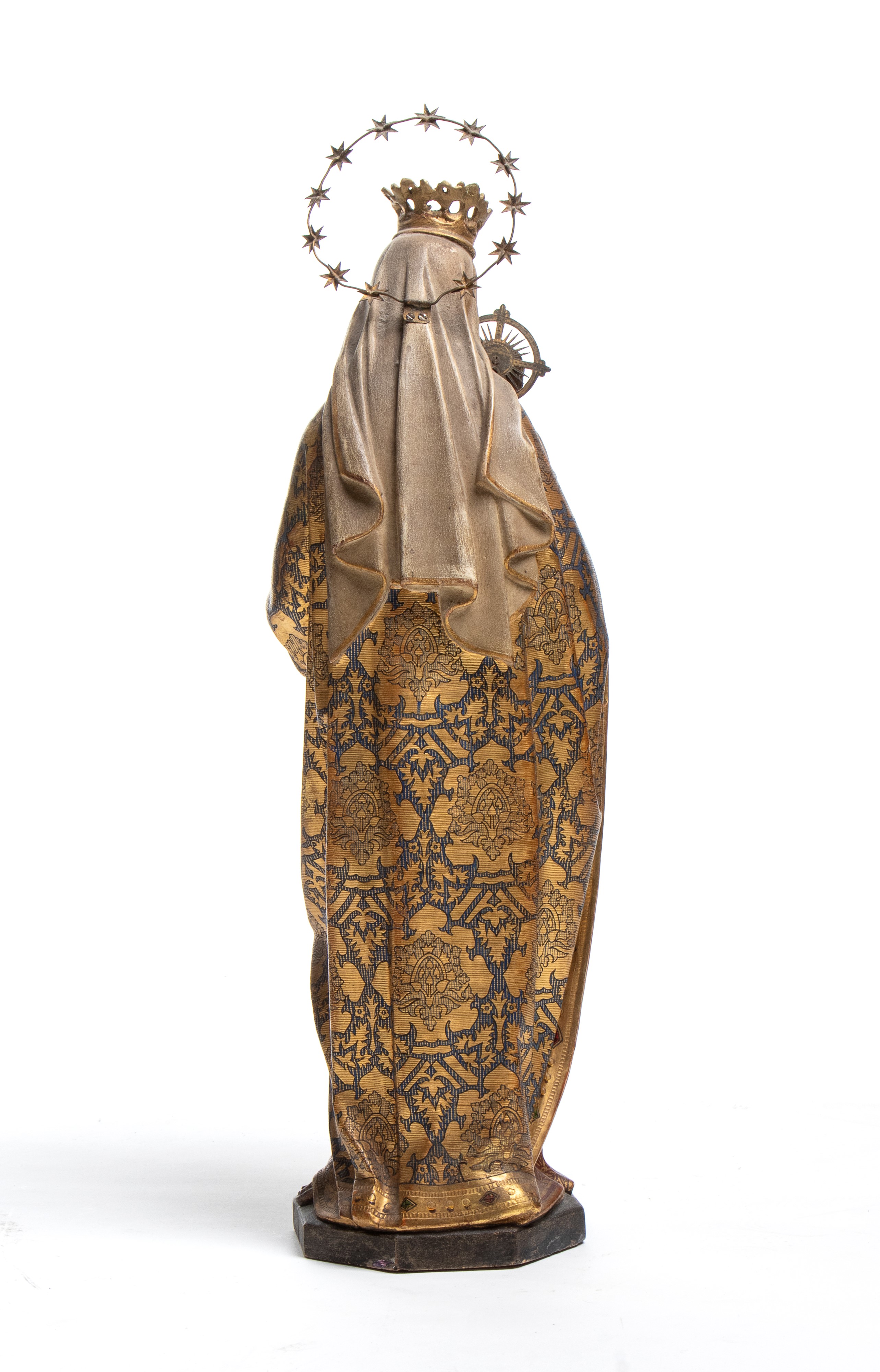 Scultura Italiana Raffigurante Madonna con Bambino