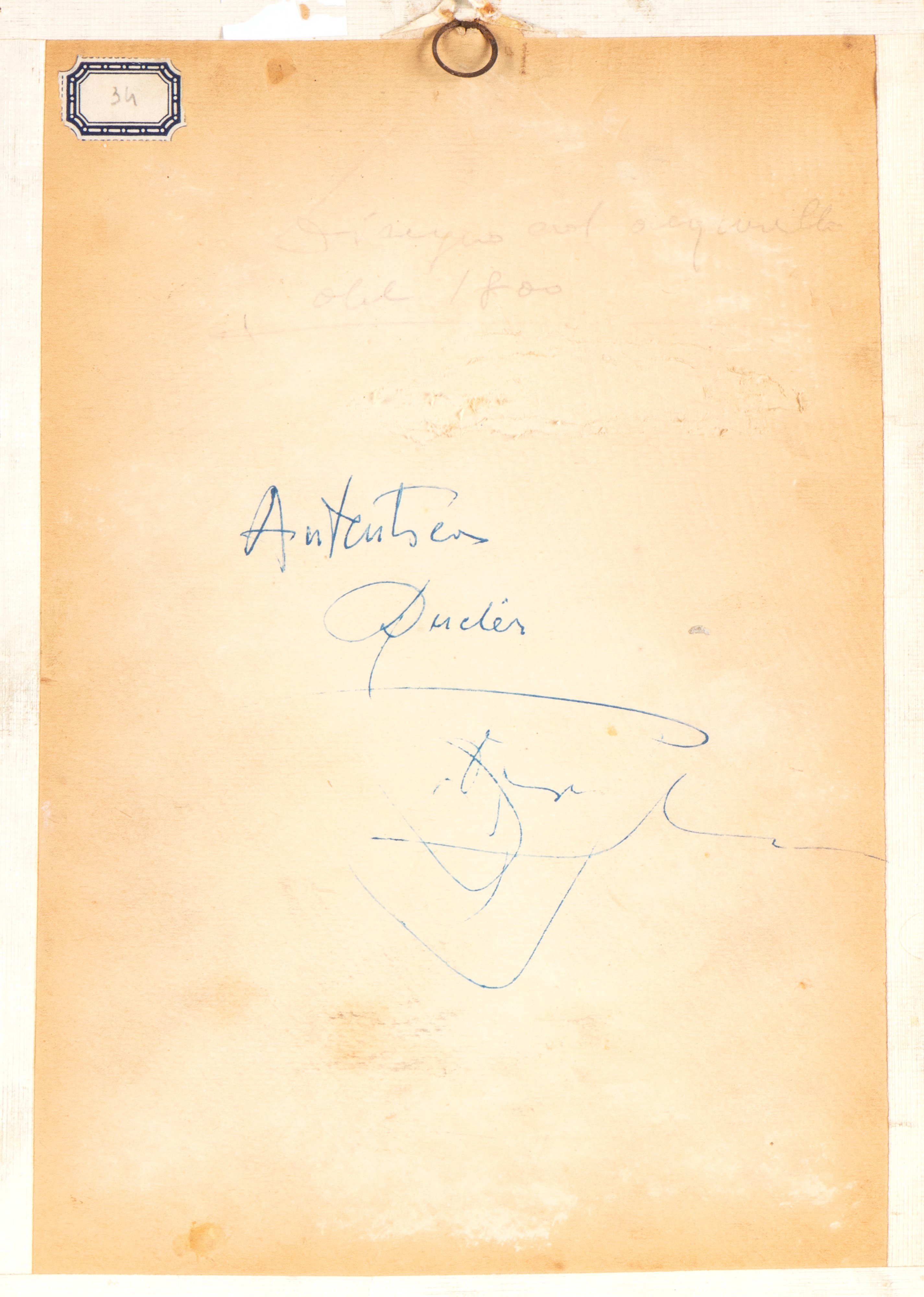 Teodoro Duclere - Paesaggio con Rovine