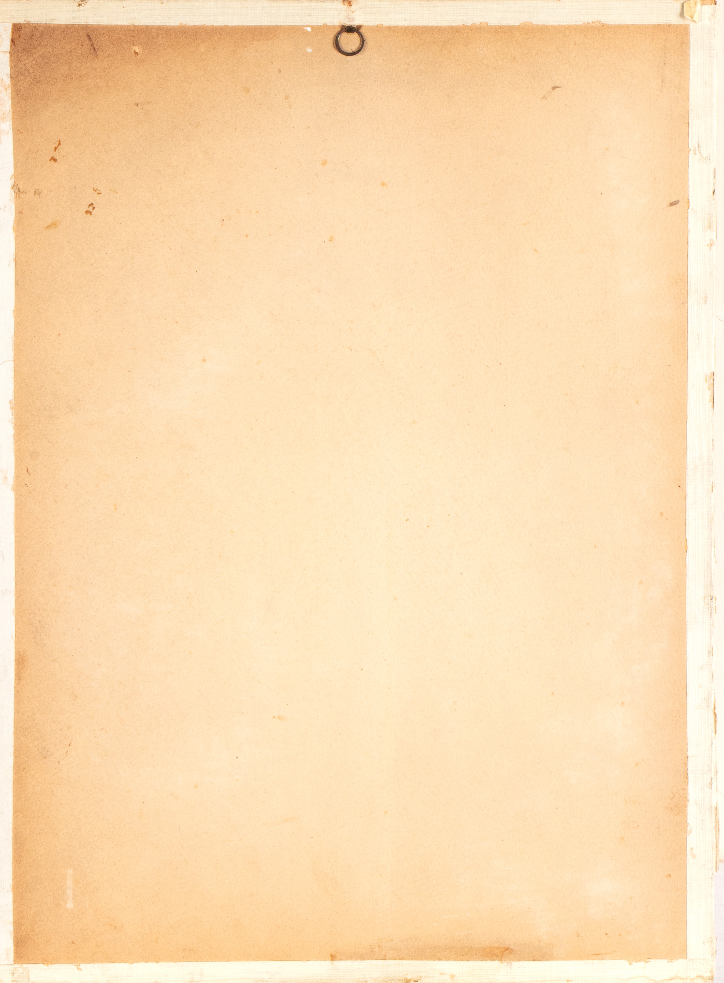 Vincenzo Caprile - Bozzetto per il quadro 'Contadina con fascine', inchiostro su carta applicata ...