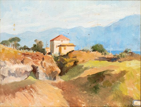 ANONIMO - Paesaggio collinare