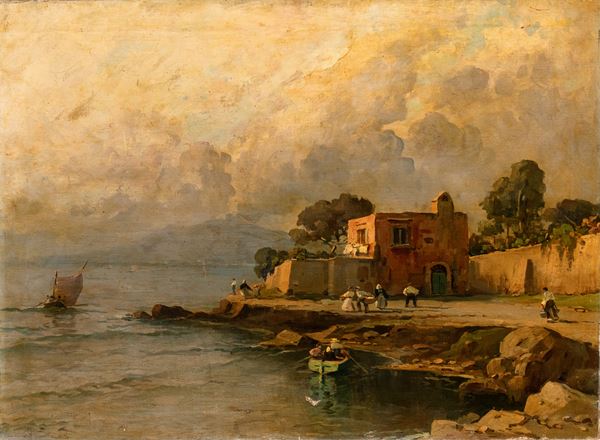 NICOLAS  DE CORSI - Sunset on the coast