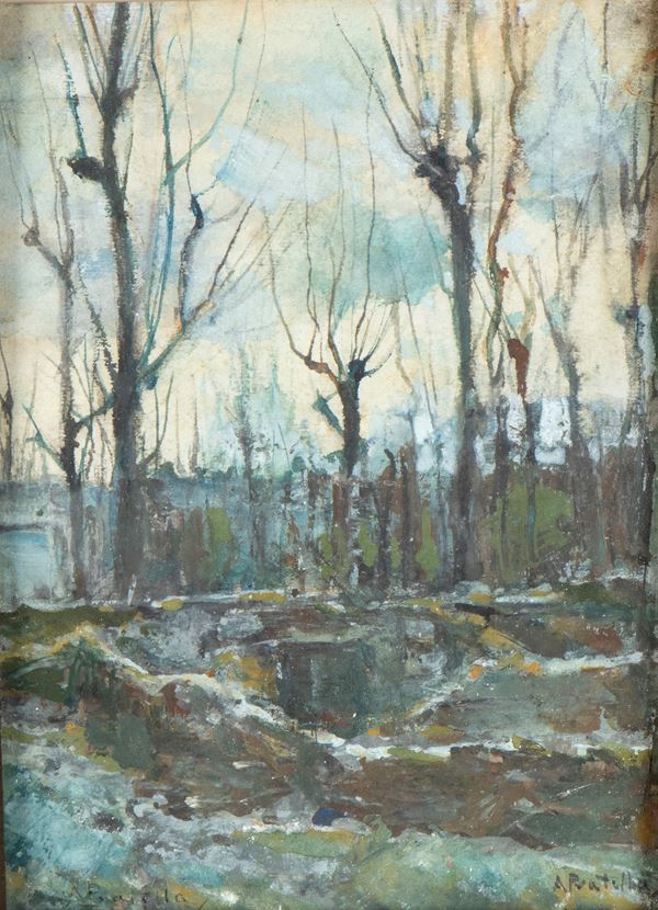 ATTILIO PRATELLA - Paesaggio innevato