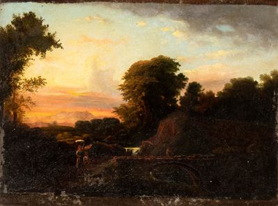 Paesaggio al Tramonto