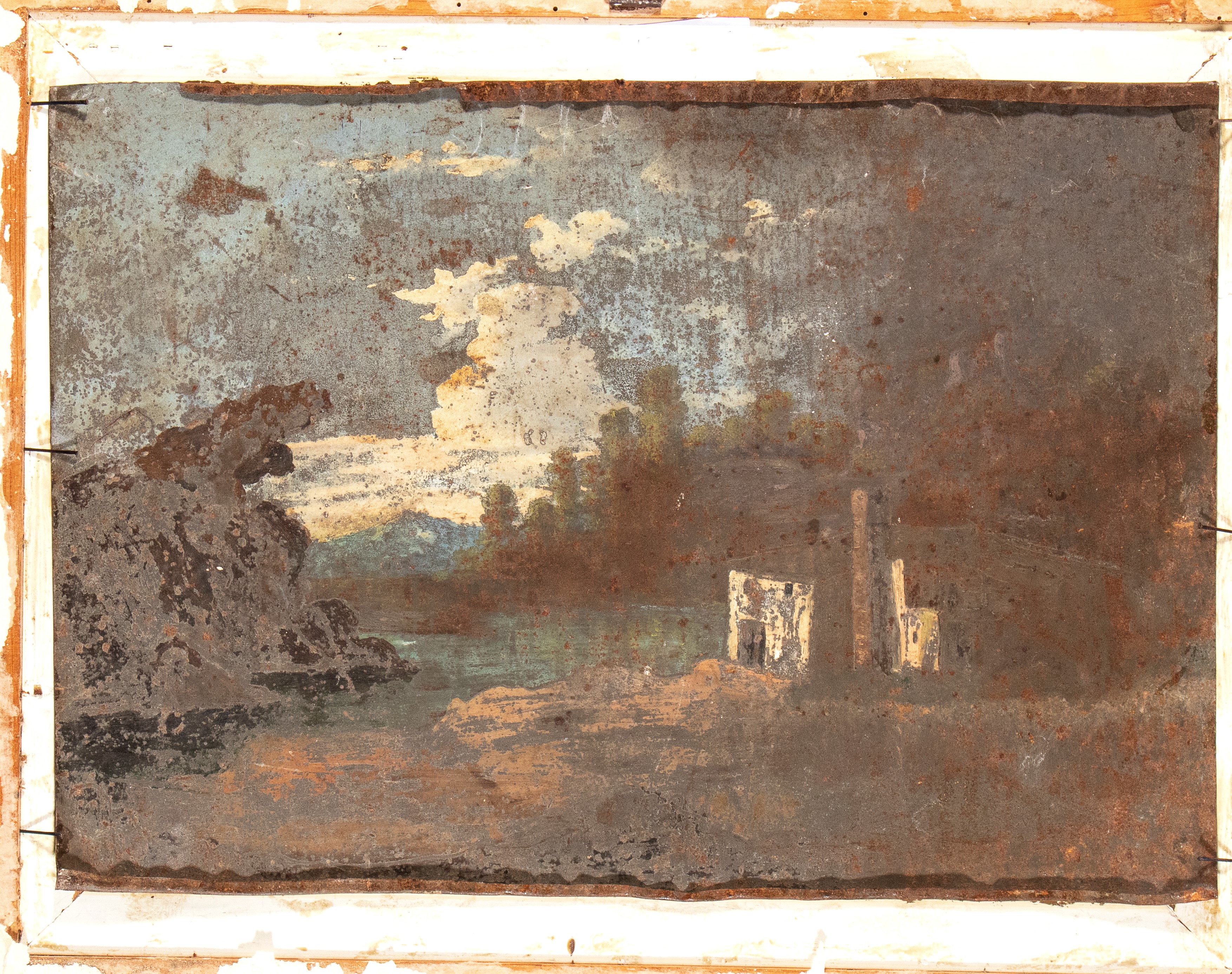 Anonimo - Paesaggio al Tramonto