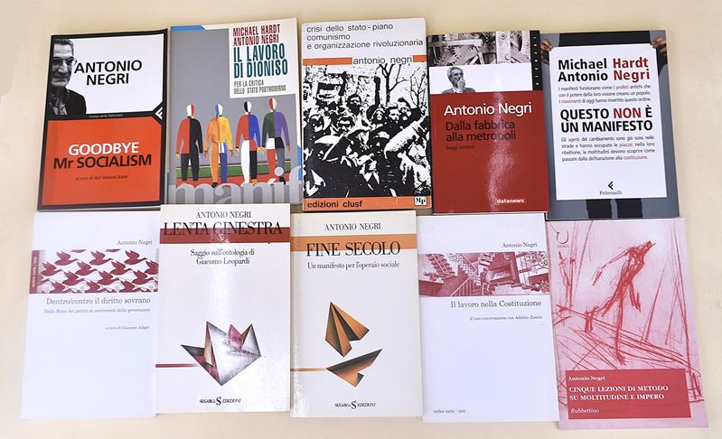 Opere di Antonio Negri sullo Stato, sulla Costituzione e sulla Politica - 10 Volumi