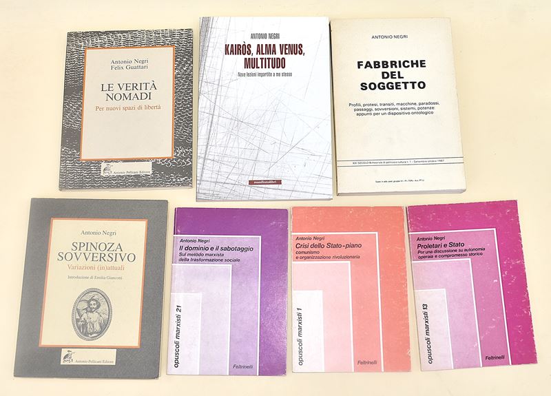 Opere di Antonio Negri sullo Stato, sui Proletari e sul Dominio - 7 Volumi